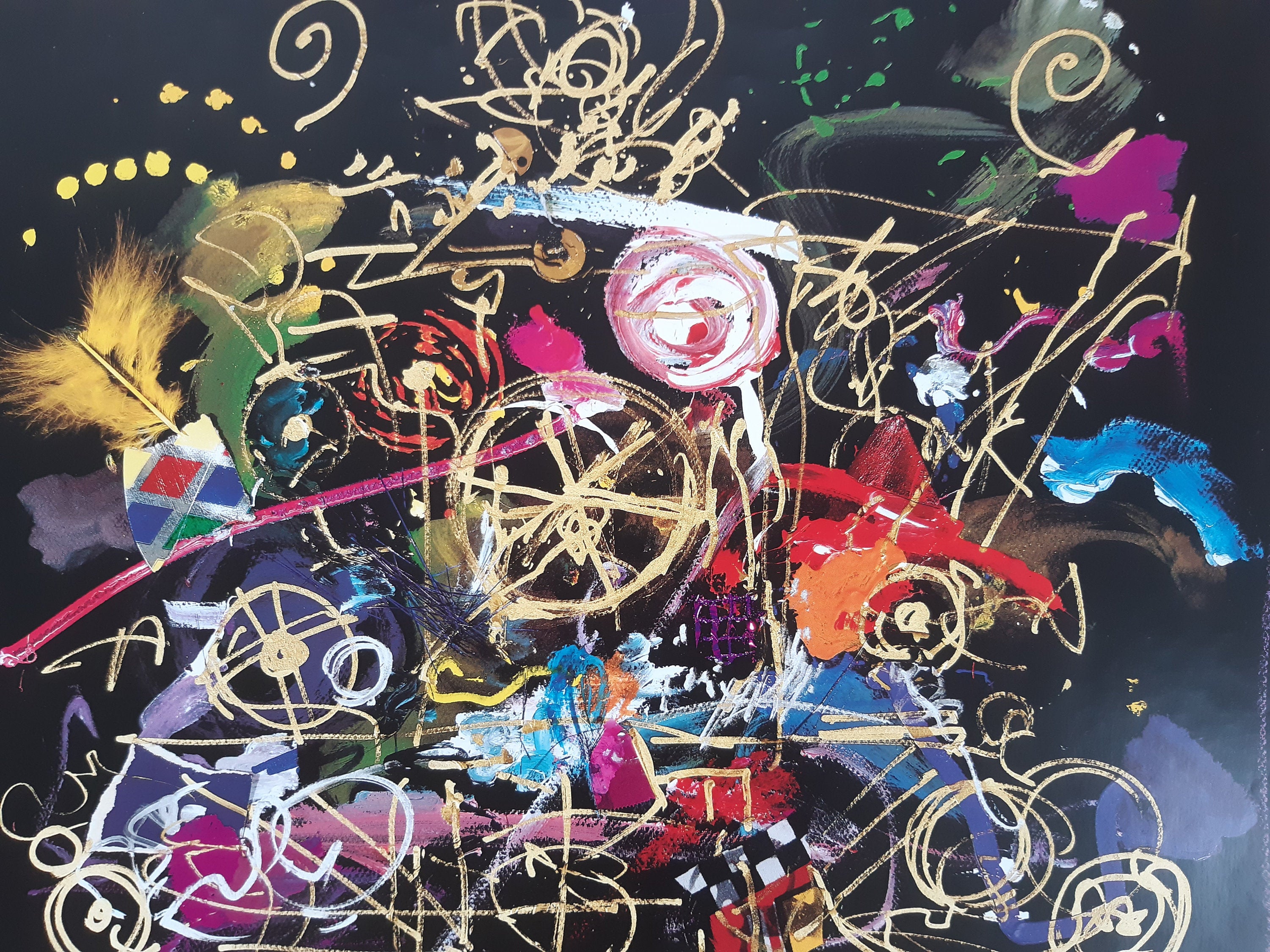 Jean Tinguely original art exhibition Poster - 16.5"×23.2" (42×59cm)