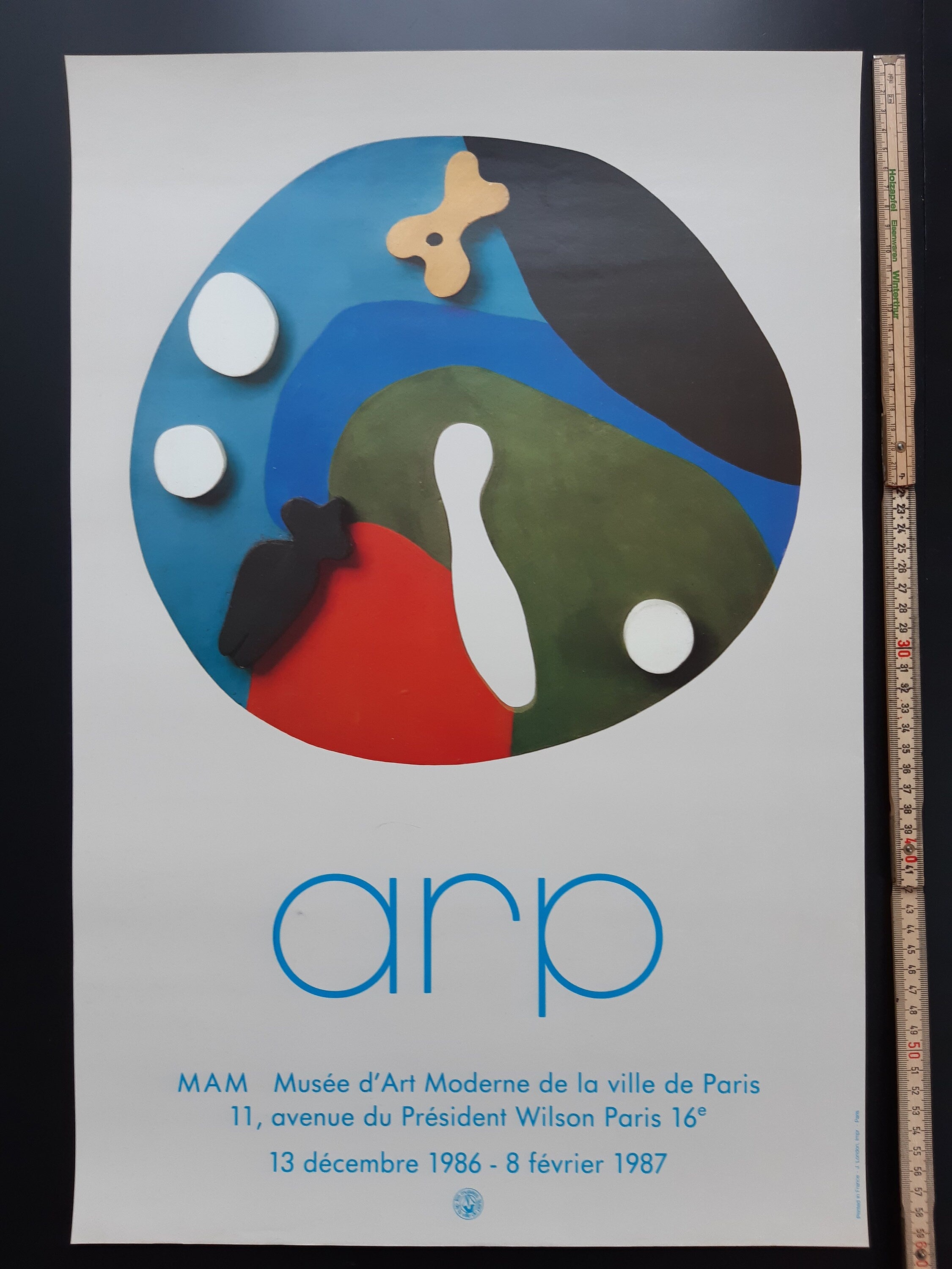 Hans Arp Kunstausstellung Poster - 15.7"×23.6" (40×60cm)