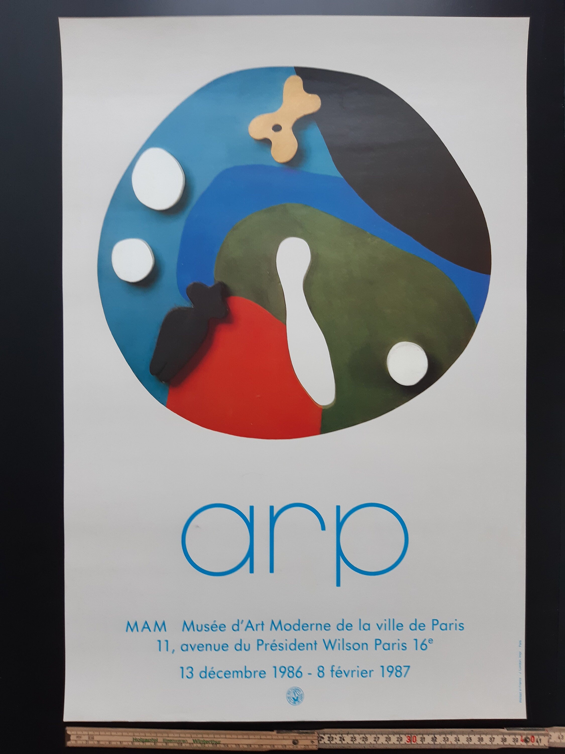Hans Arp Kunstausstellung Poster - 15.7"×23.6" (40×60cm)