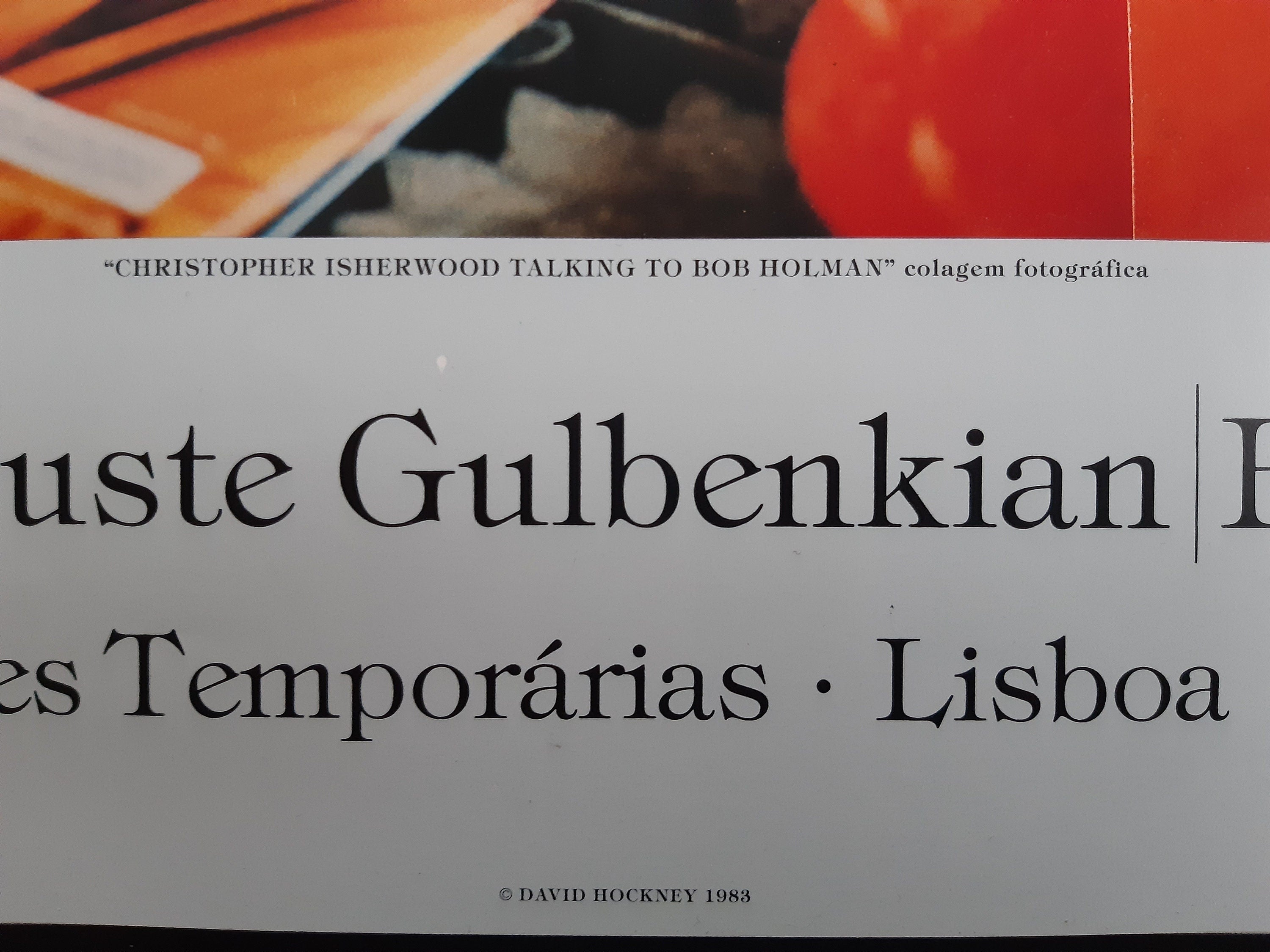 David Hockney original art poster - 18.5"×26.8" (47×68cm)