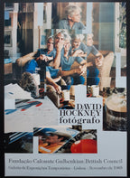 David Hockney original art poster - 18.5"×26.8" (47×68cm)