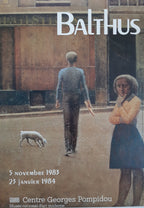 Balthus original art exhibition poster - 19.3"×27.6" (49×70cm)