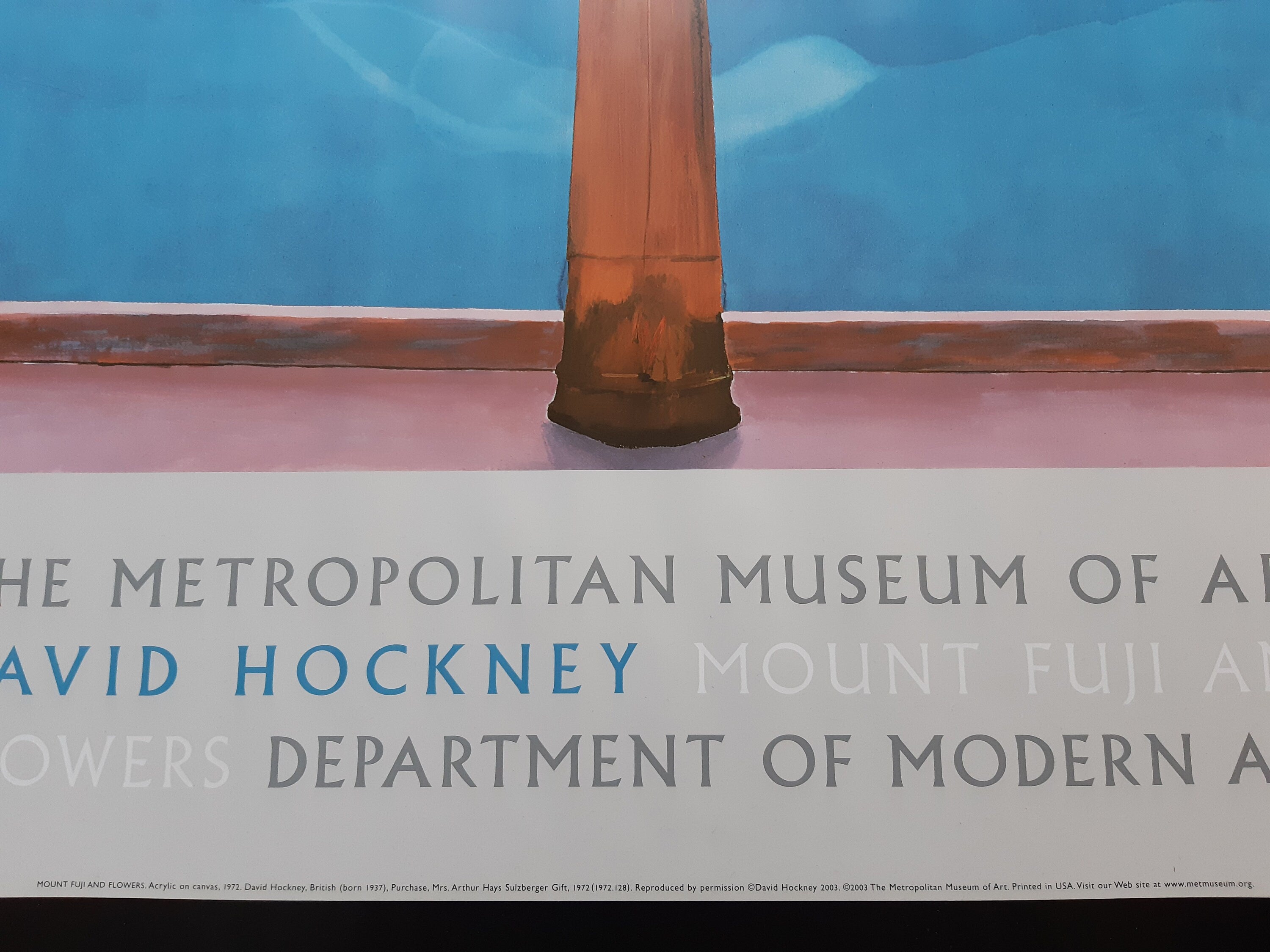 David Hockney vintage art Poster - 24.0"×35.8" (61×91cm)