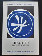 Georges Braque original art poster - 15.7"×23.2" (40×59cm)
