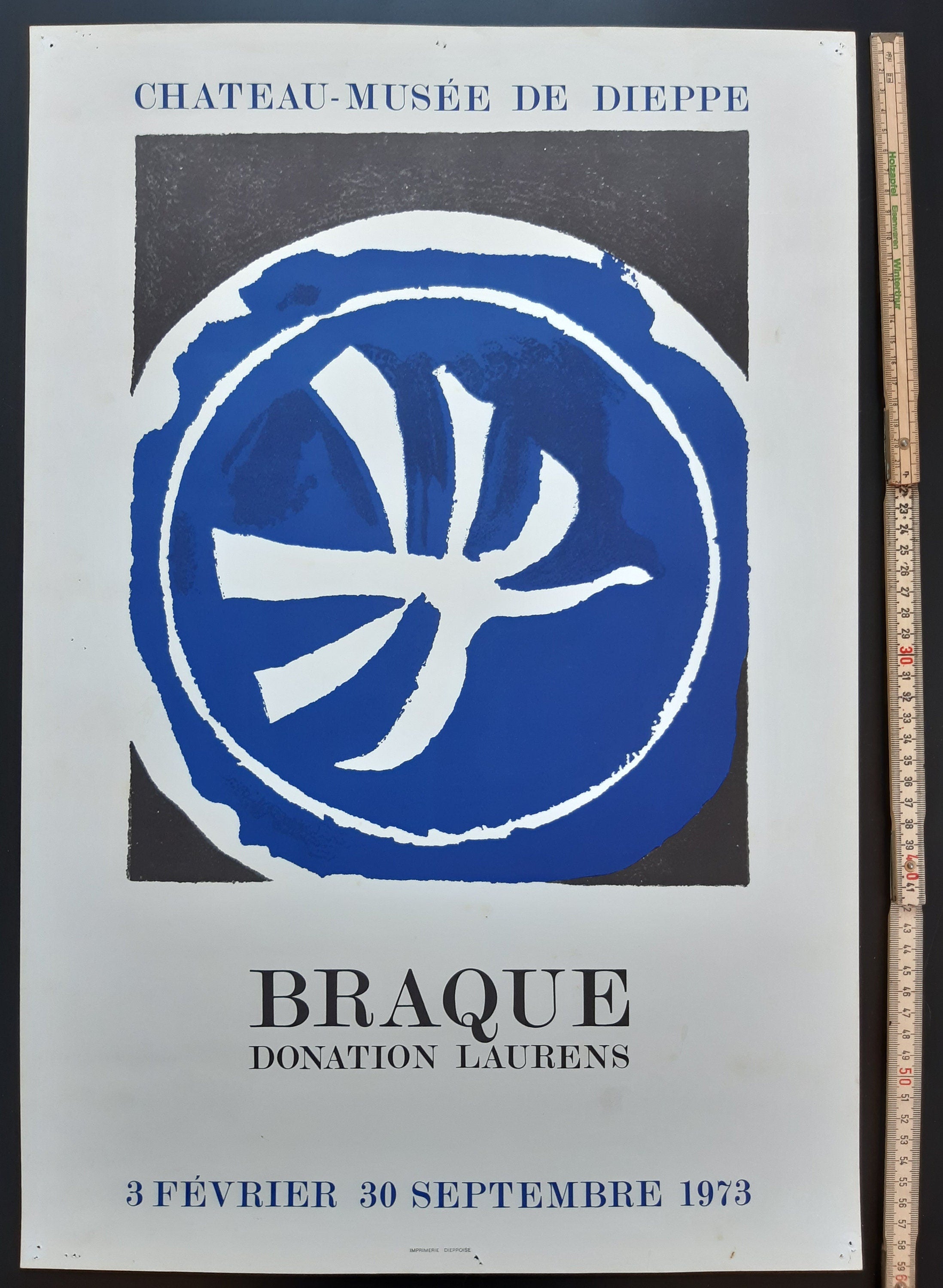 Georges Braque original art poster - 15.7"×23.2" (40×59cm)