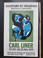 Carl Liner original art poster - 16.1"×24.4" (41×62cm)