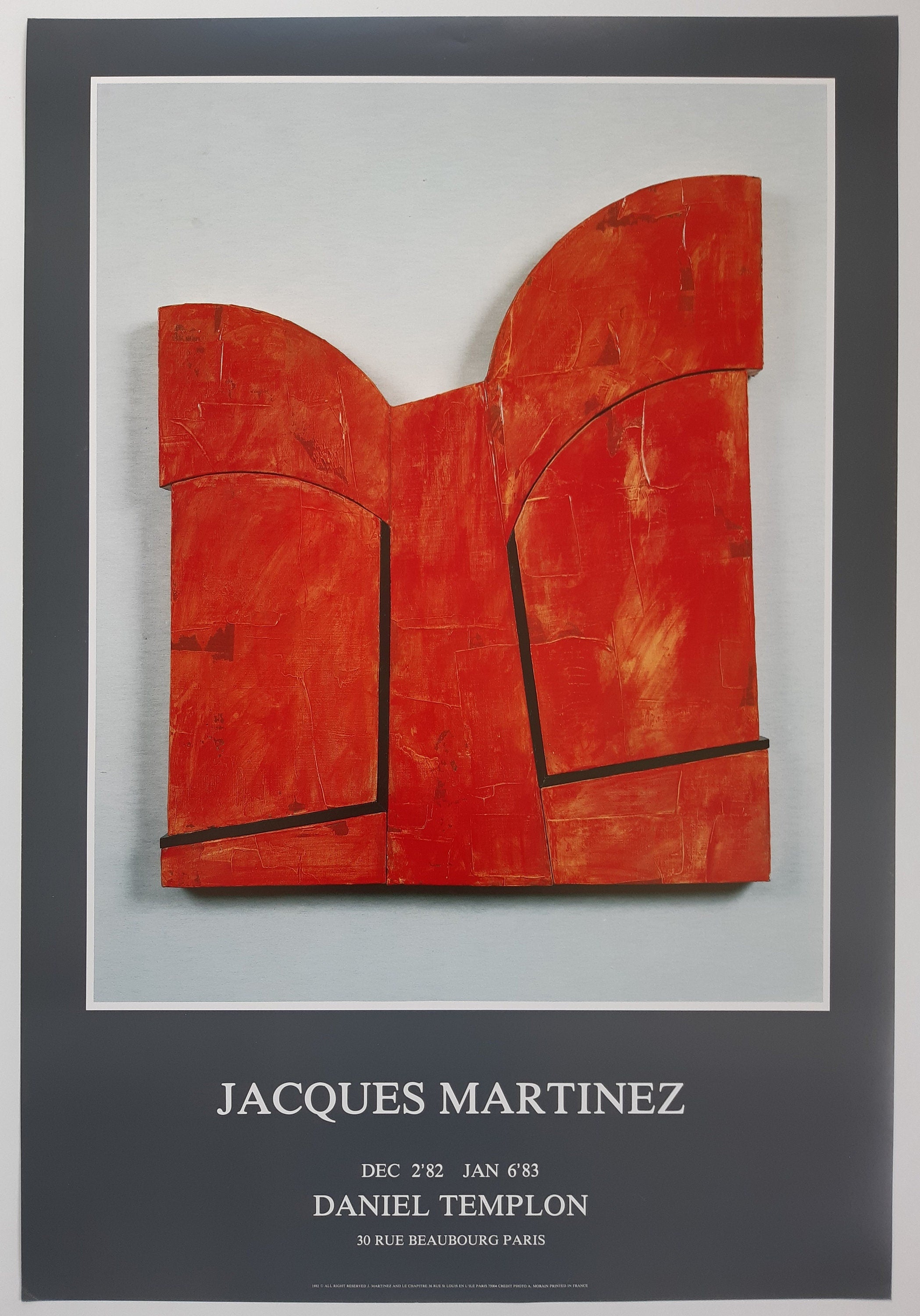 Original-Kunstposter von Jacques Martinez - 23.6"×34.6" (60×88cm)