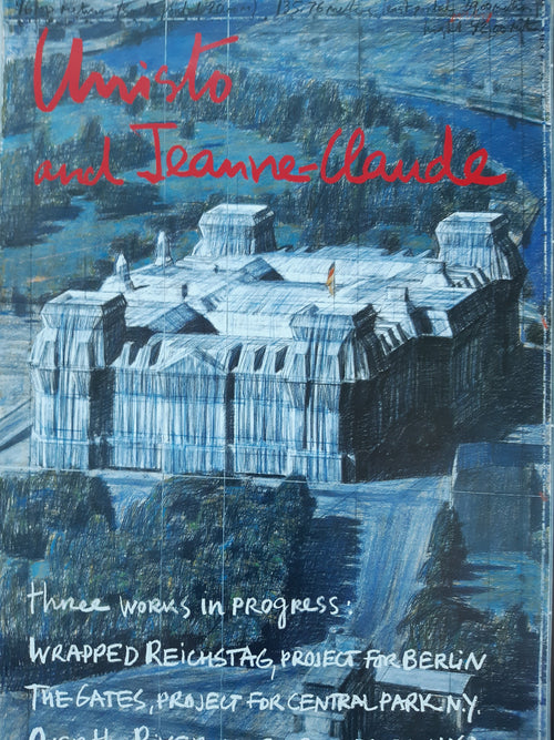Christo original art poster - 23.2"×33.1" (59×84cm)