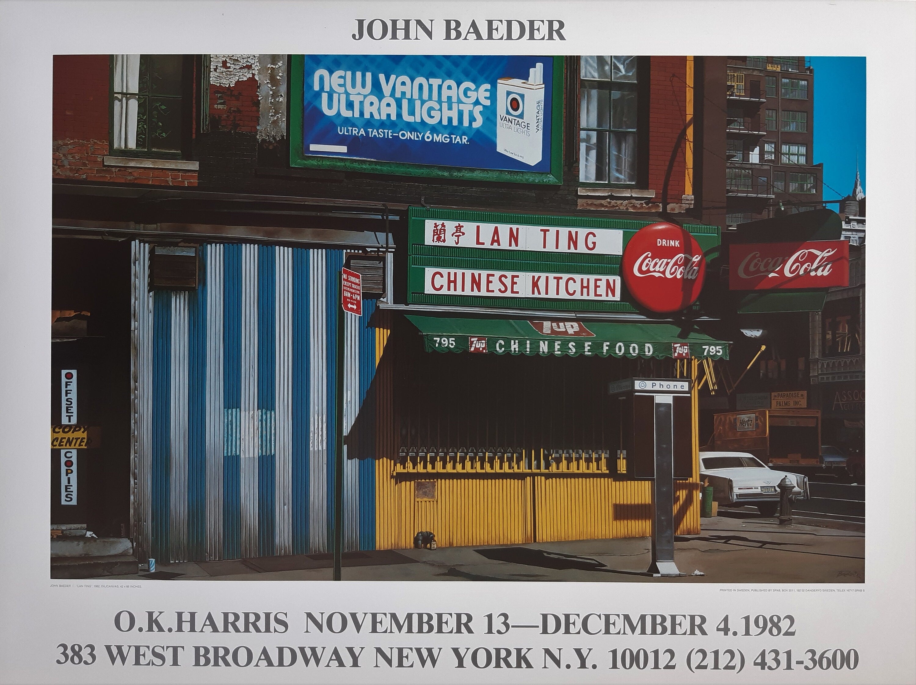 John Baeder Original-Kunstposter – 80×60 cm