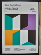 Rafael Pérez art exhibition poster - 13.8"×19.5" (35×49.5cm)