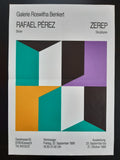 Rafael Pérez art exhibition poster - 13.8"×19.5" (35×49.5cm)