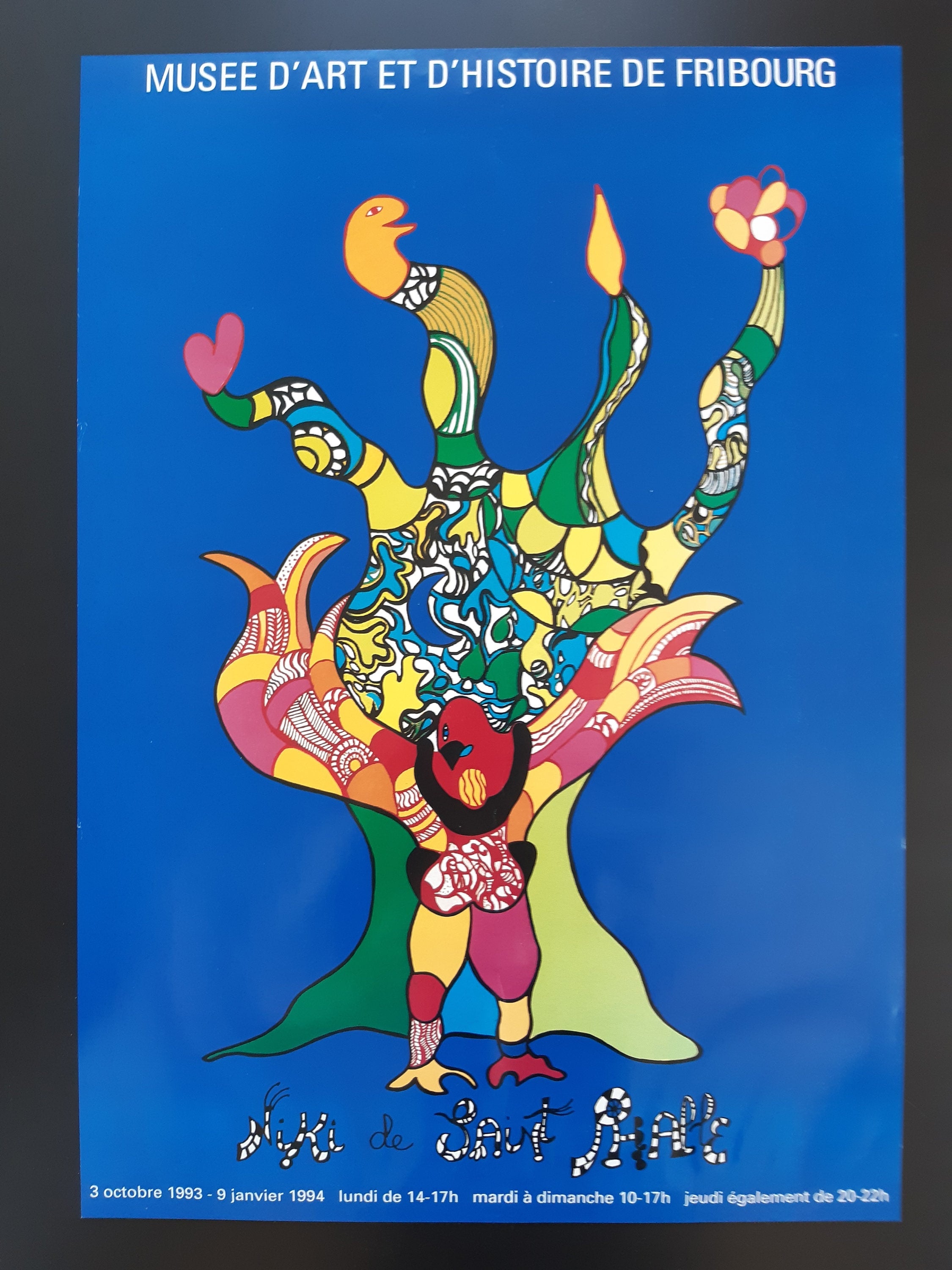 Niki de Saint Phalle original art Poster - 16.3"×23.2" (41.5×59cm)