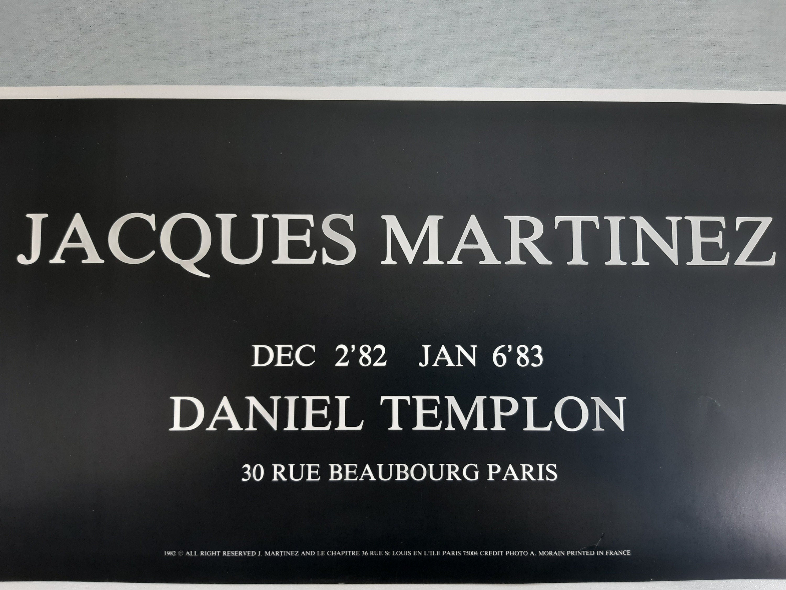 Original-Kunstposter von Jacques Martinez - 23.6"×34.6" (60×88cm)