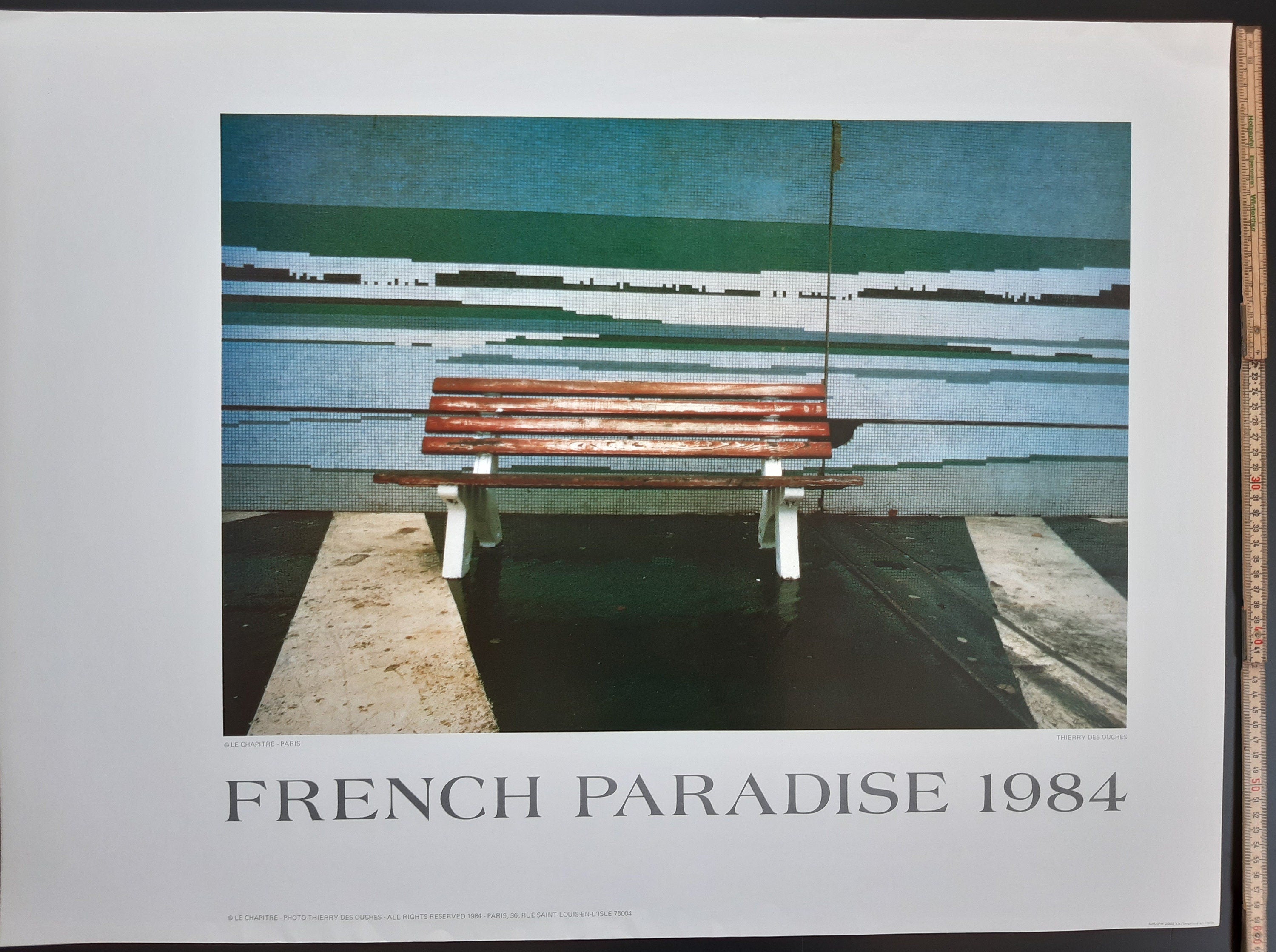 Thierry des Ouches original art poster - 31.5"×23.6" (80×60cm)