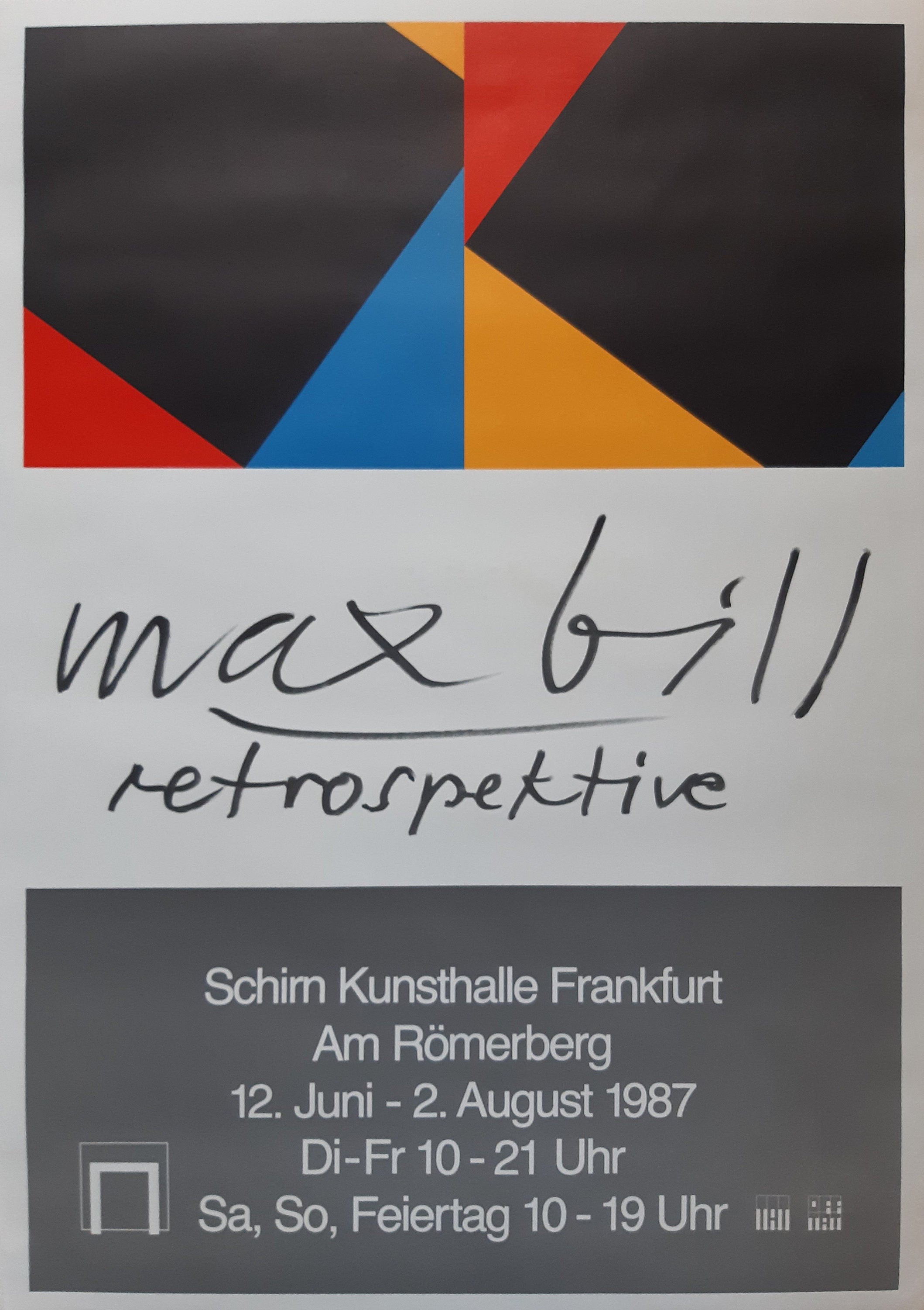 Max Bill Vintage-Kunstdruck – 83,5 × 118 cm