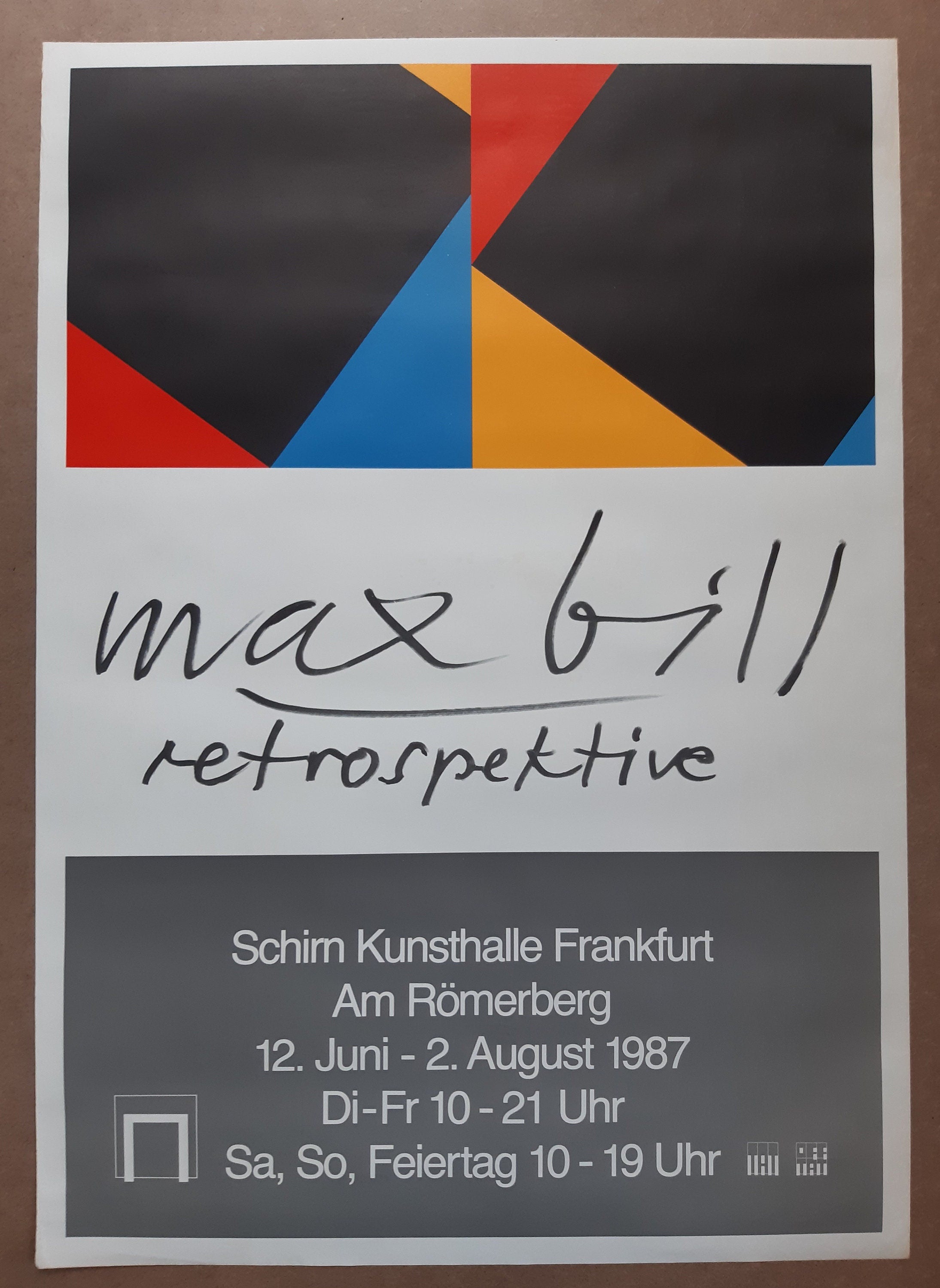 Max Bill Vintage-Kunstdruck – 83,5 × 118 cm