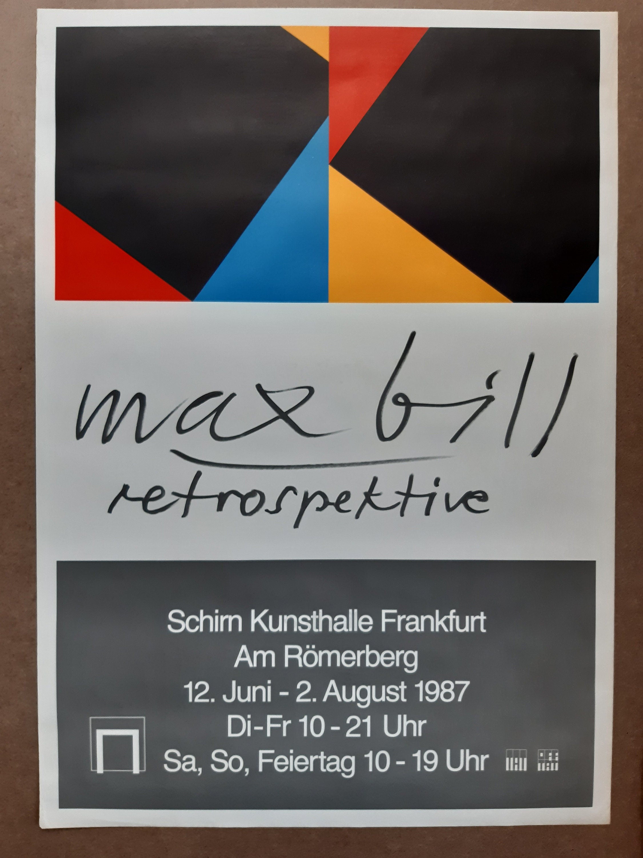 Max Bill Vintage-Kunstdruck – 83,5 × 118 cm