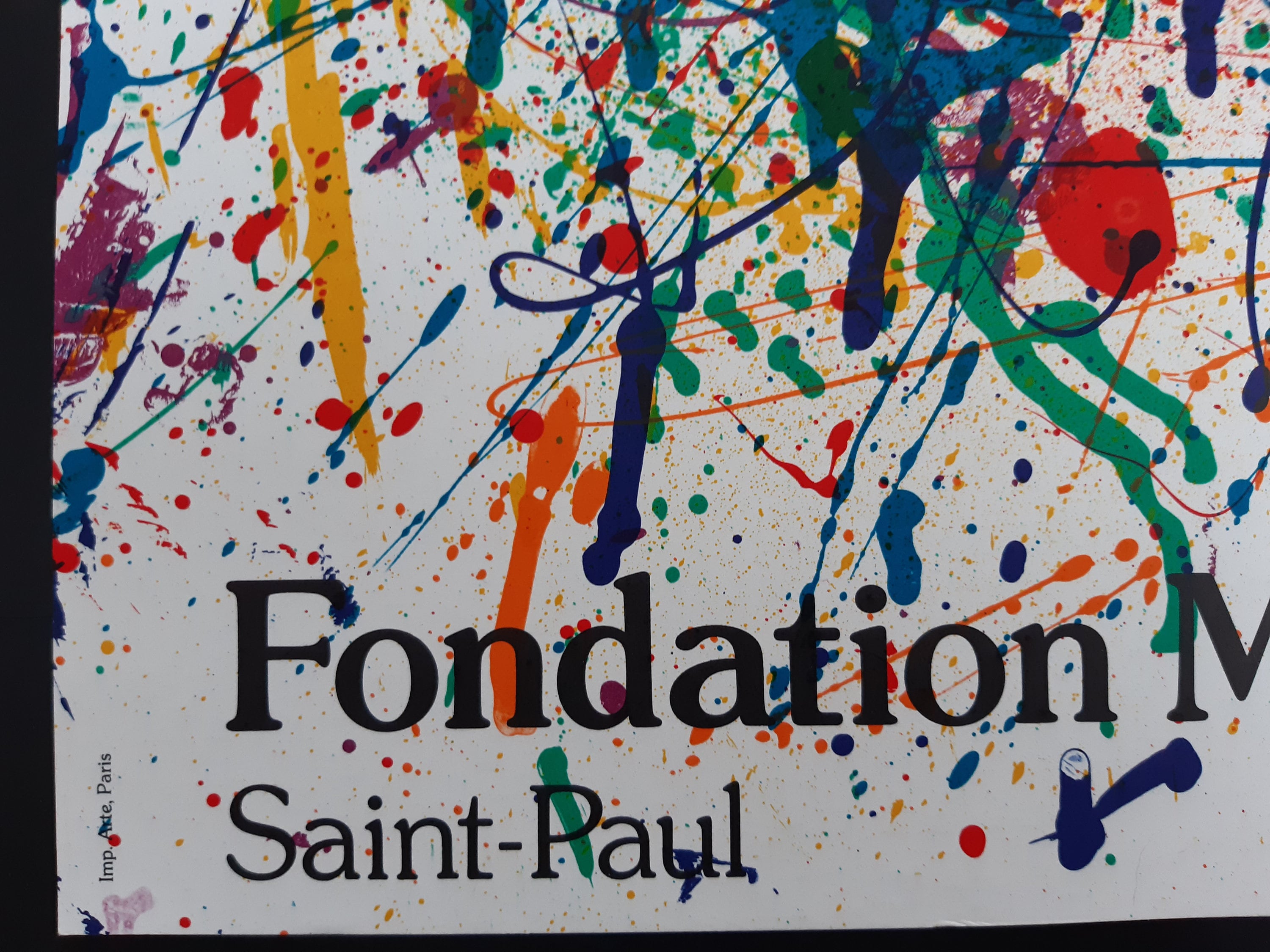 Sam Francis Original-Kunstposter – 52,8 × 88 cm