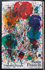 Sam Francis Original-Kunstposter – 52,8 × 88 cm