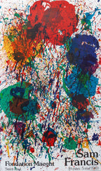 Sam Francis Original-Kunstposter – 52,8 × 88 cm