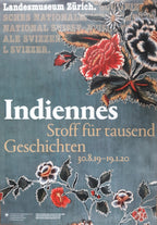 Indian Textiles original museum Poster - 35.6"×50.4" (90.5×128cm)
