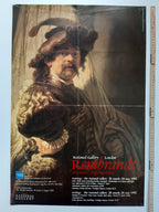 Rembrandt art exhibition poster - 20.1"×29.9" (51×76cm)
