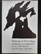 Victor Hugo original art poster - 20.1"×29.9" (51×76cm)