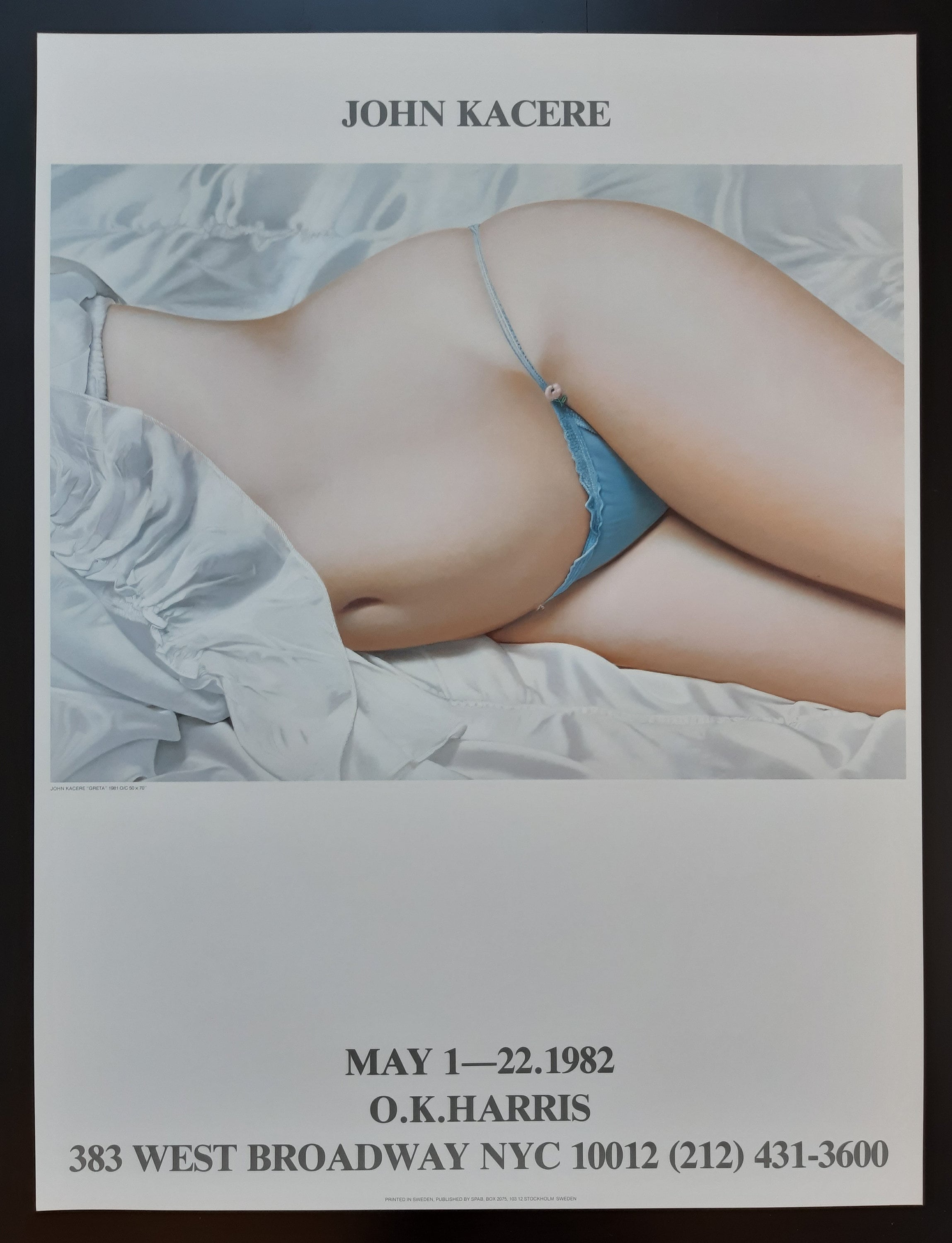 John Kacere Original-Kunstplakat – 80×60cm