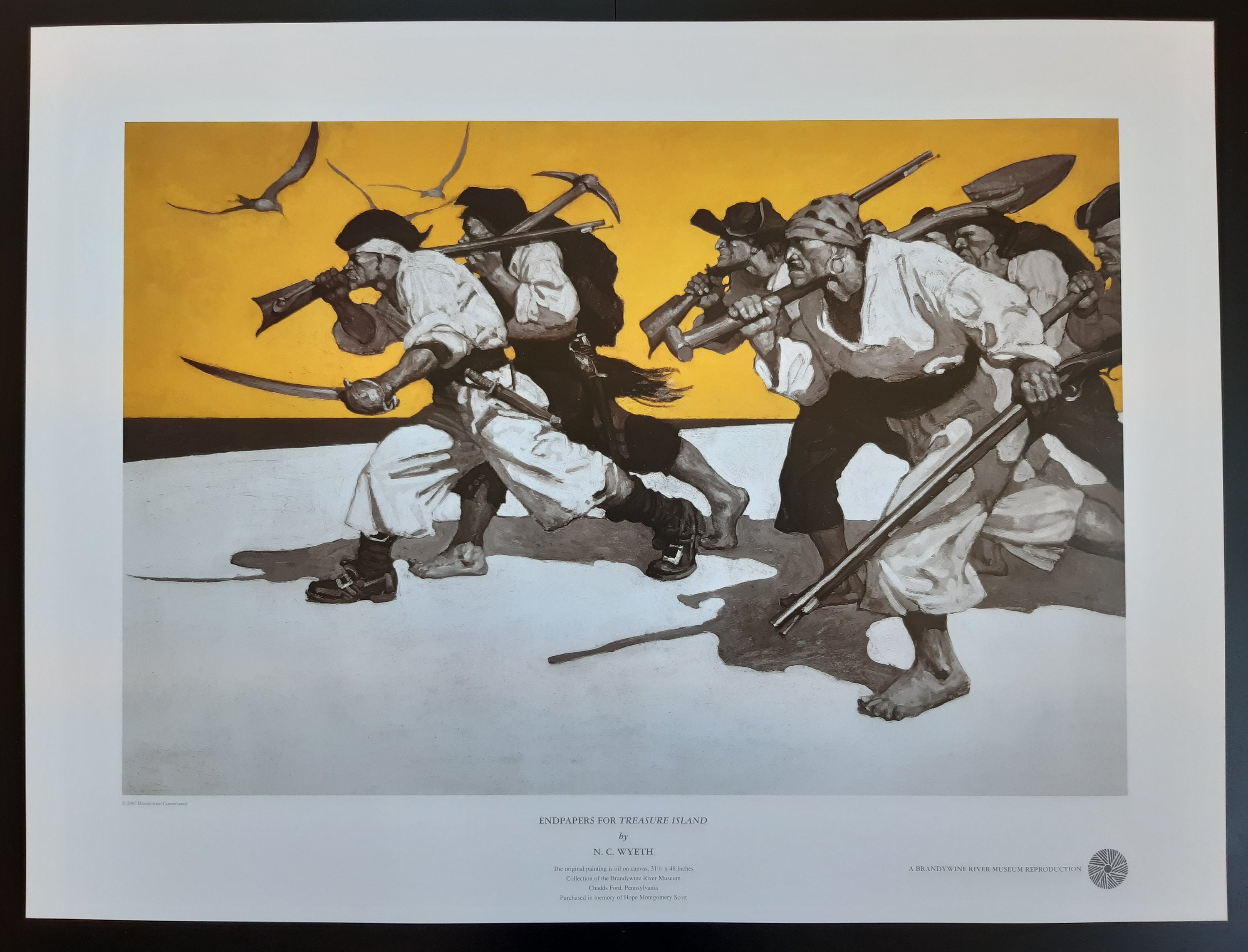 N. C. Wyeth Originalkunstplakat - 61 × 45,5 cm (24,0" × 17,9")