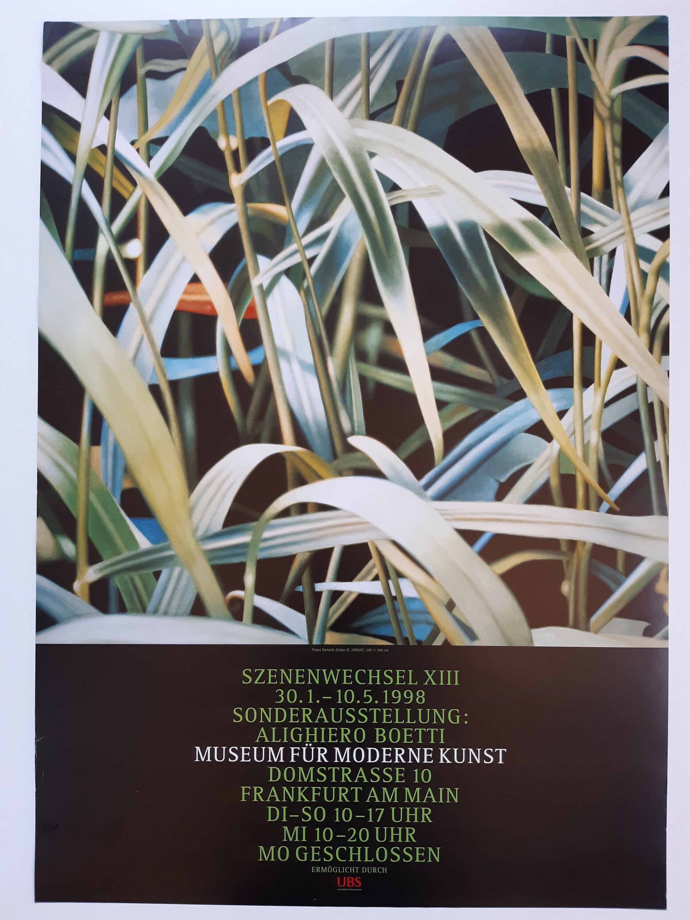 Franz Gertsch original art exhibition poster - 23.2"×33.1" (59×84cm)