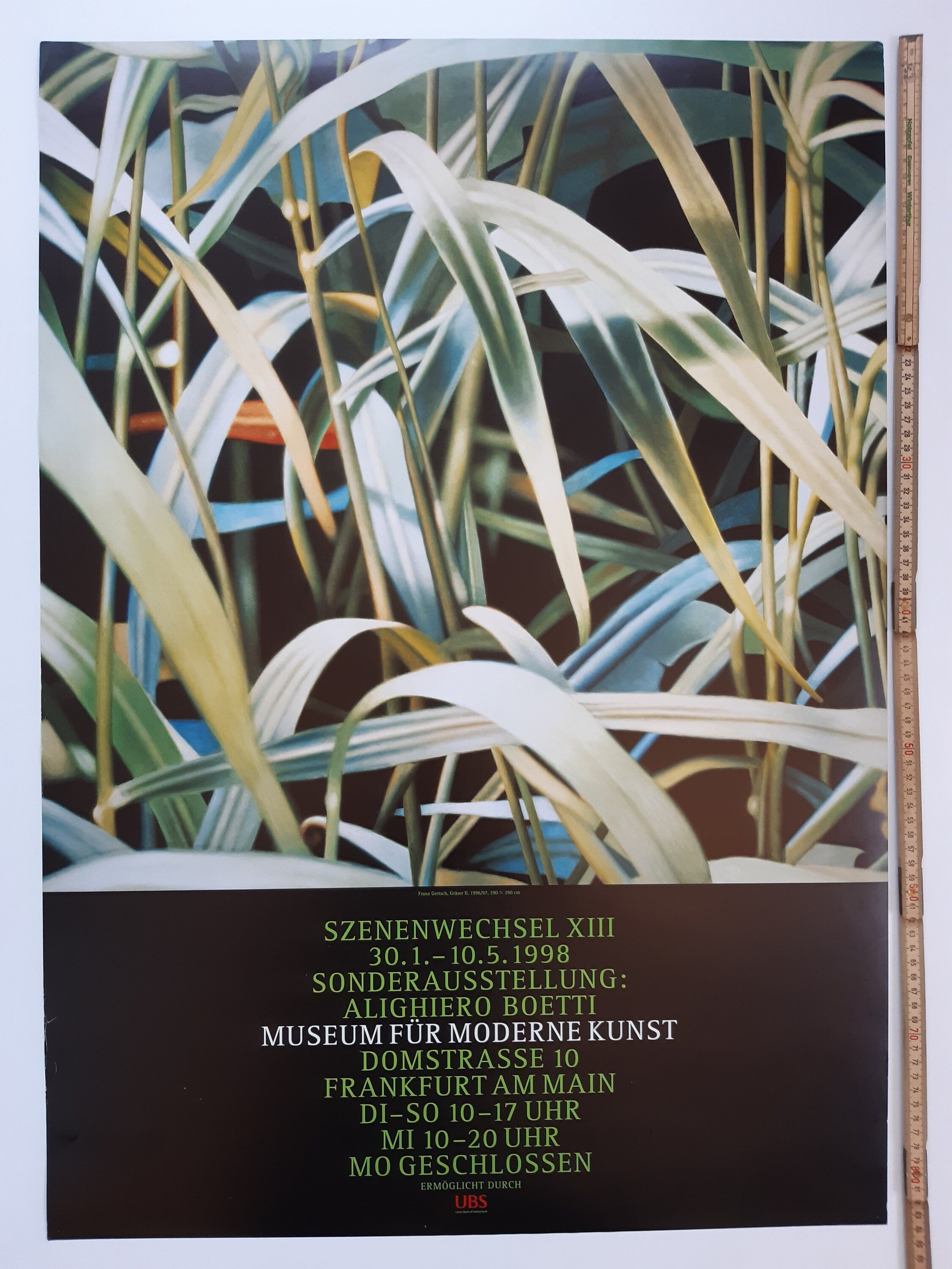 Franz Gertsch original art exhibition poster - 23.2"×33.1" (59×84cm)