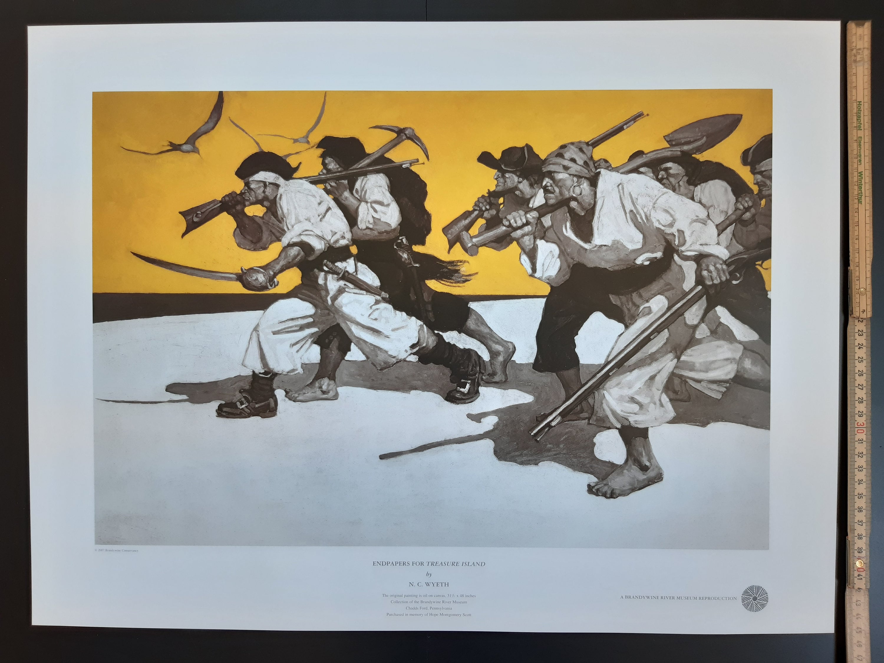 N. C. Wyeth Originalkunstplakat - 61 × 45,5 cm (24,0" × 17,9")