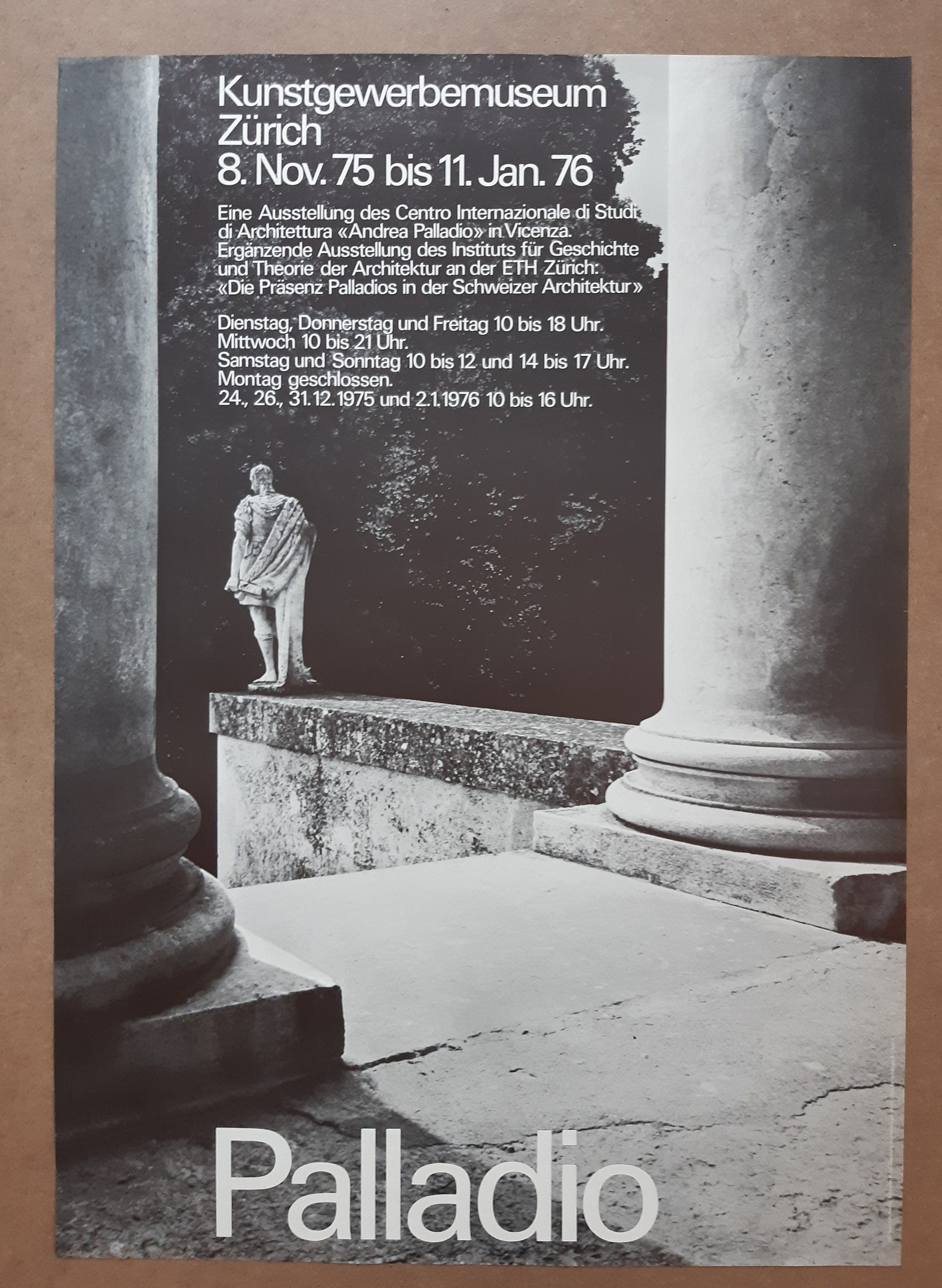 Palladio Swiss Museum Ausstellungsposter – 92×128 cm