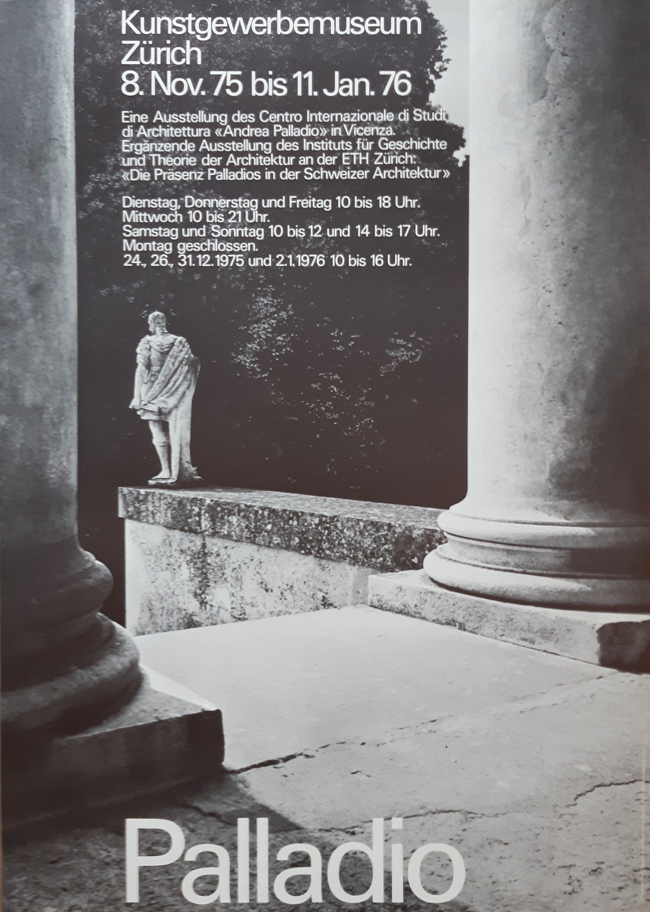 Palladio Swiss Museum Ausstellungsposter – 92×128 cm