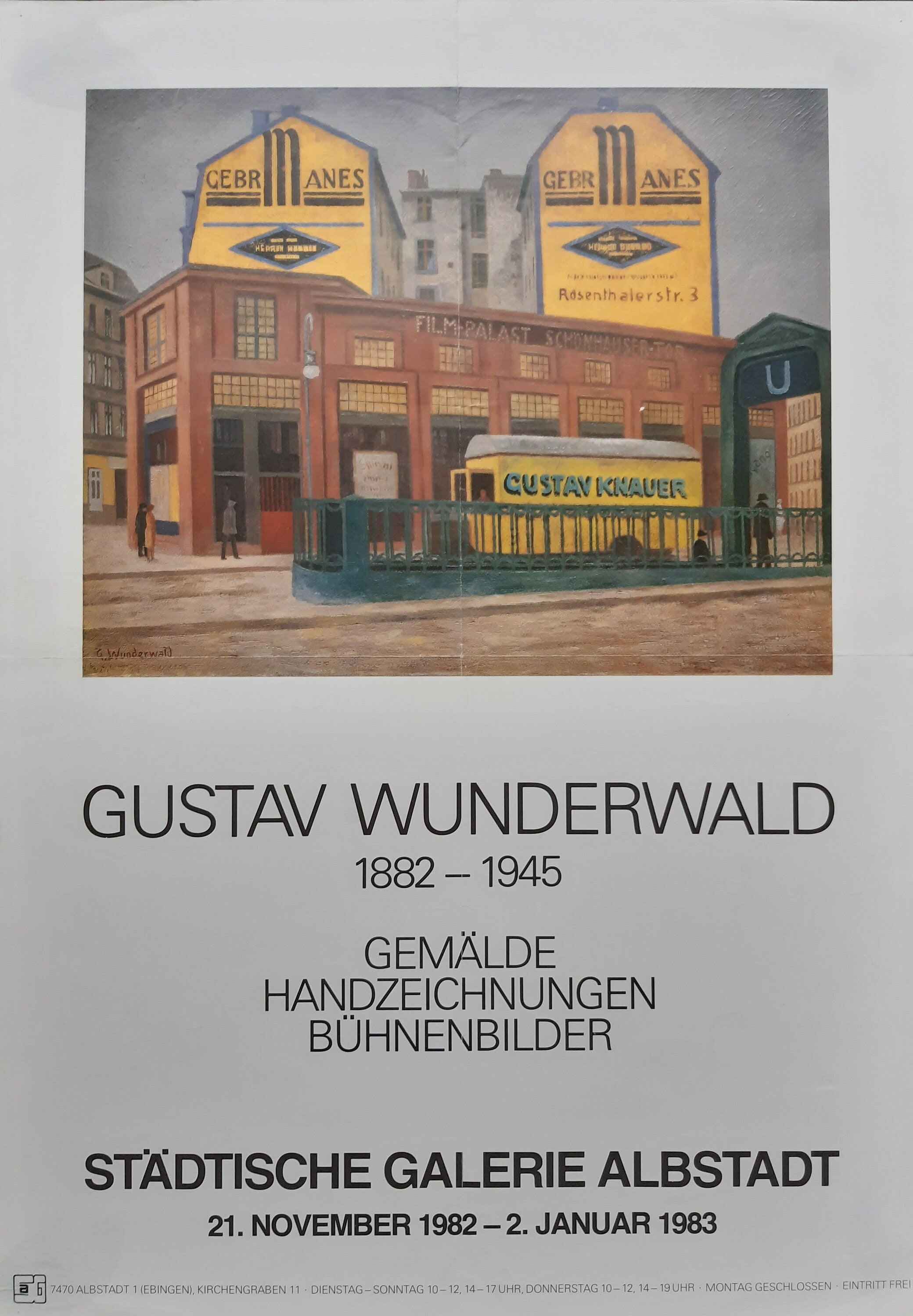 Gustav Wunderwald Vintage-Kunstdruck - 19.1"×27.2" (48.5×69cm)
