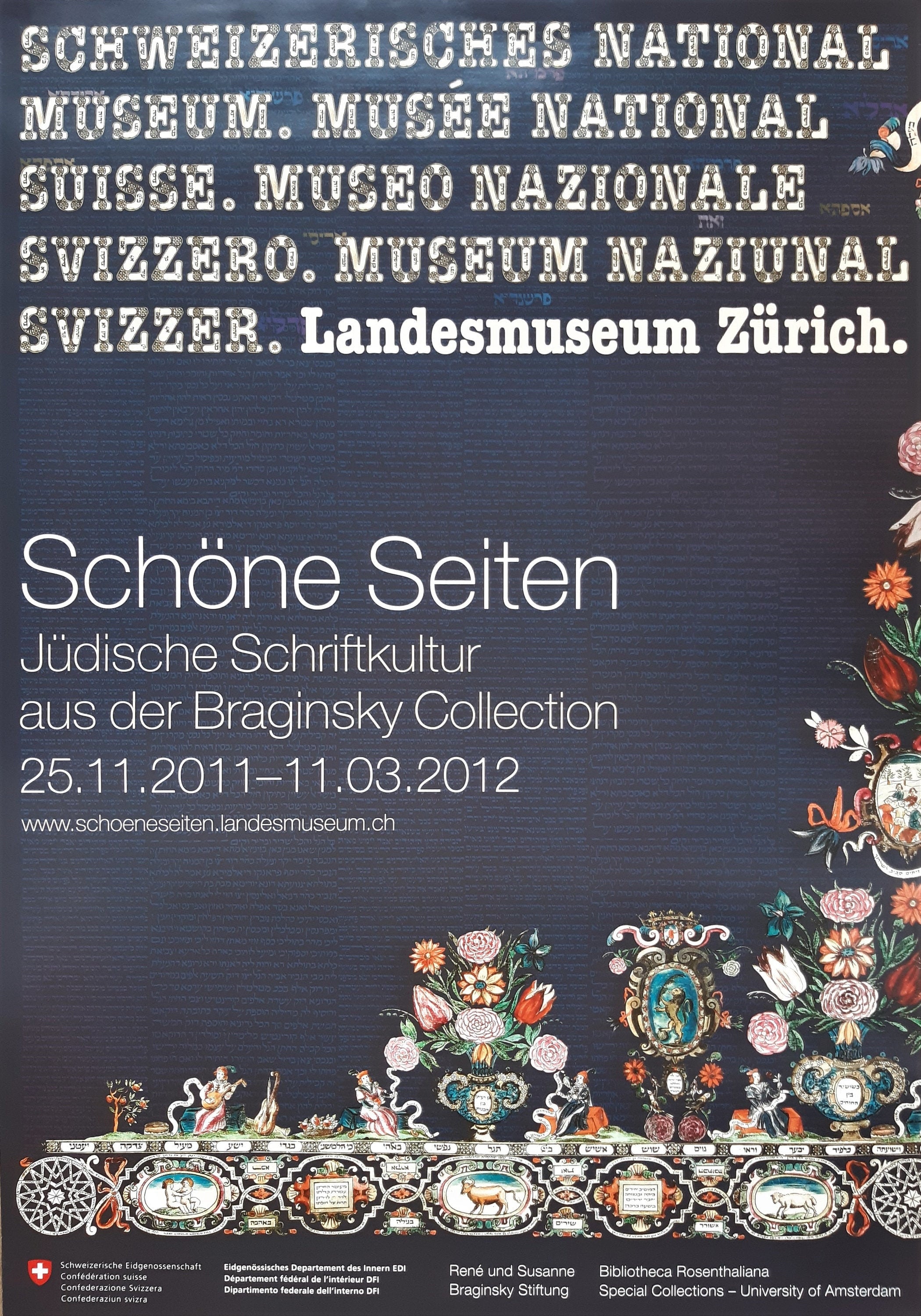 Swiss original museum poster - 35.6"×50.4" (90.5×128cm)