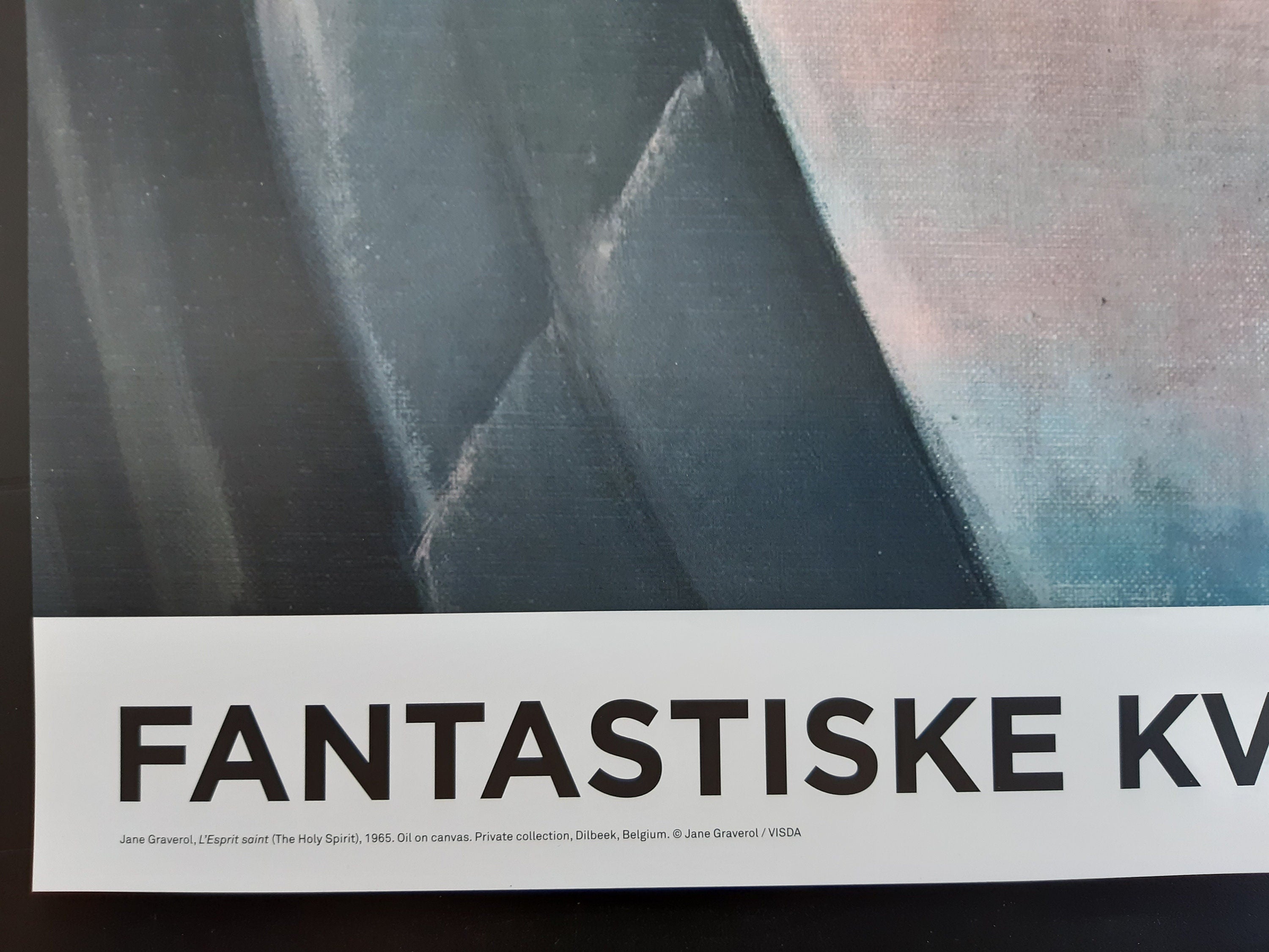 Jane Graverol Plakat zur Kunstausstellung – 59 × 84 cm