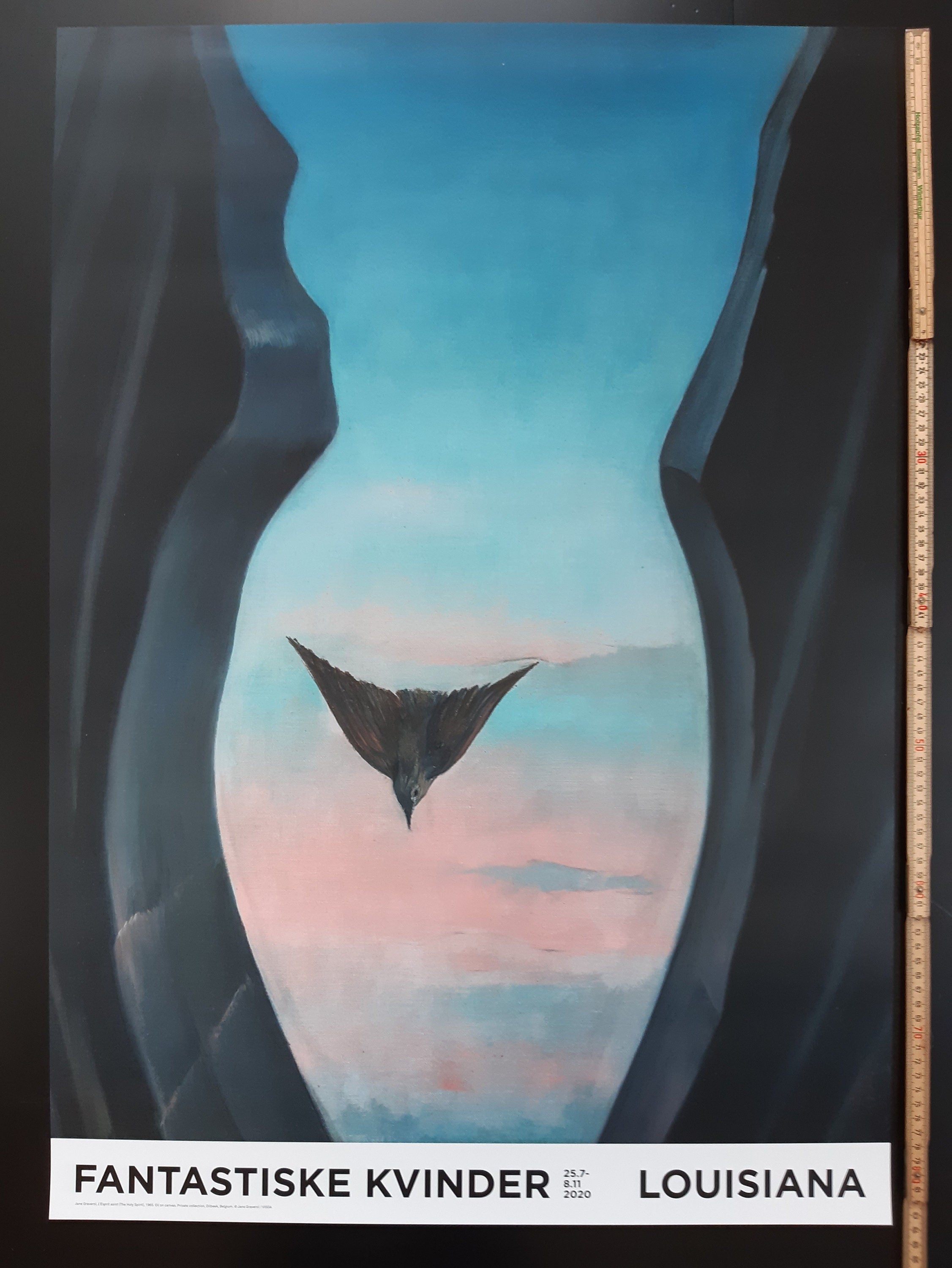 Jane Graverol Plakat zur Kunstausstellung – 59 × 84 cm