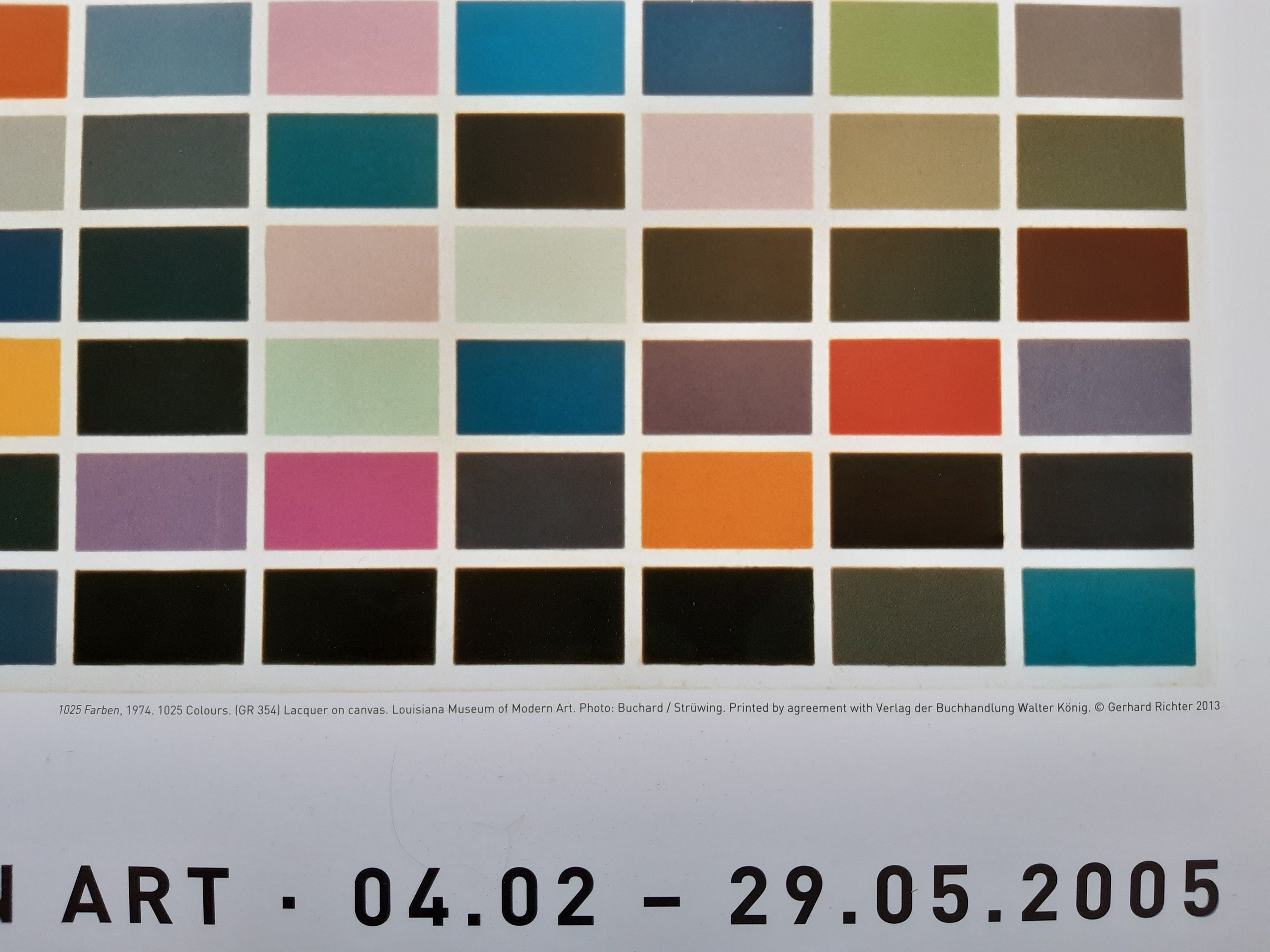 Gerhard Richter Kunstposter – 117 × 122 cm