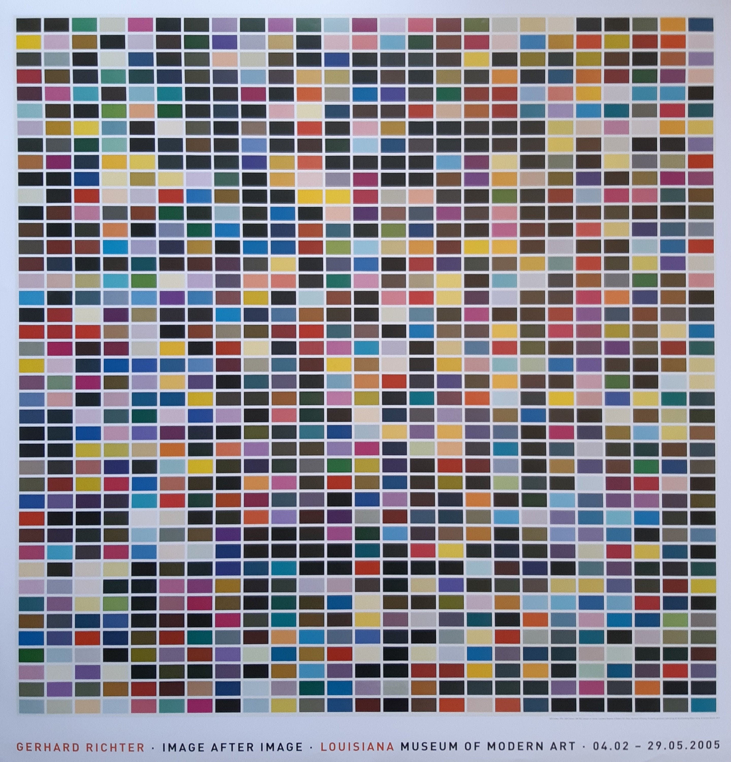 Gerhard Richter Kunstposter – 117 × 122 cm