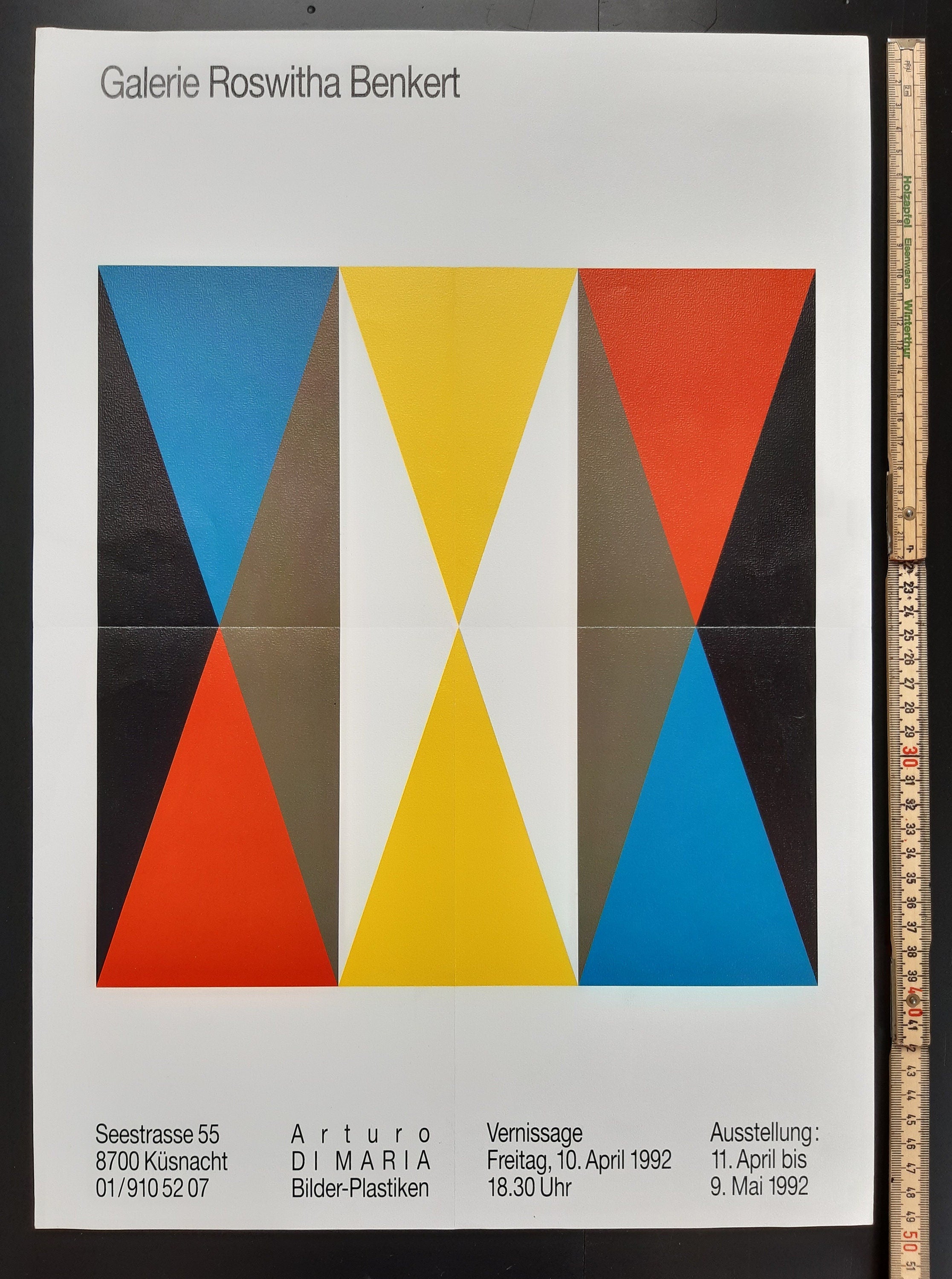 Arturo Di Maria art exhibition poster - 13.8"×19.5" (35×49.5cm)