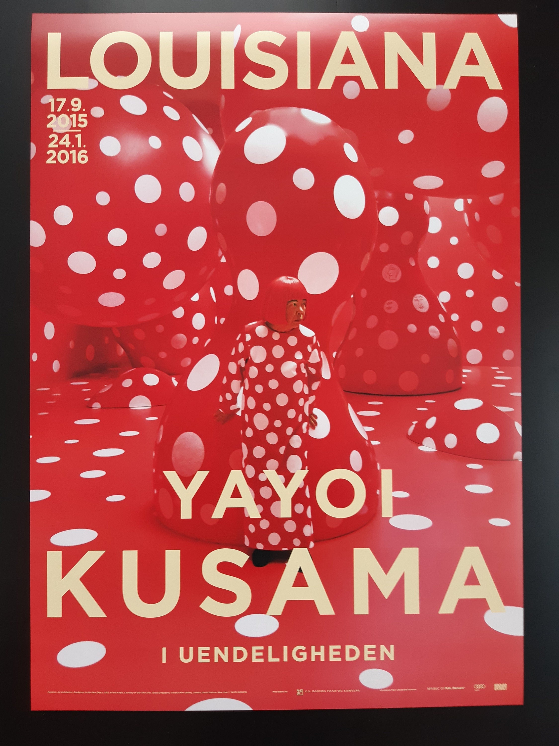 Yayoi Kusama Original-Kunstposter – 59,4×84 cm (23,4"×33,1")