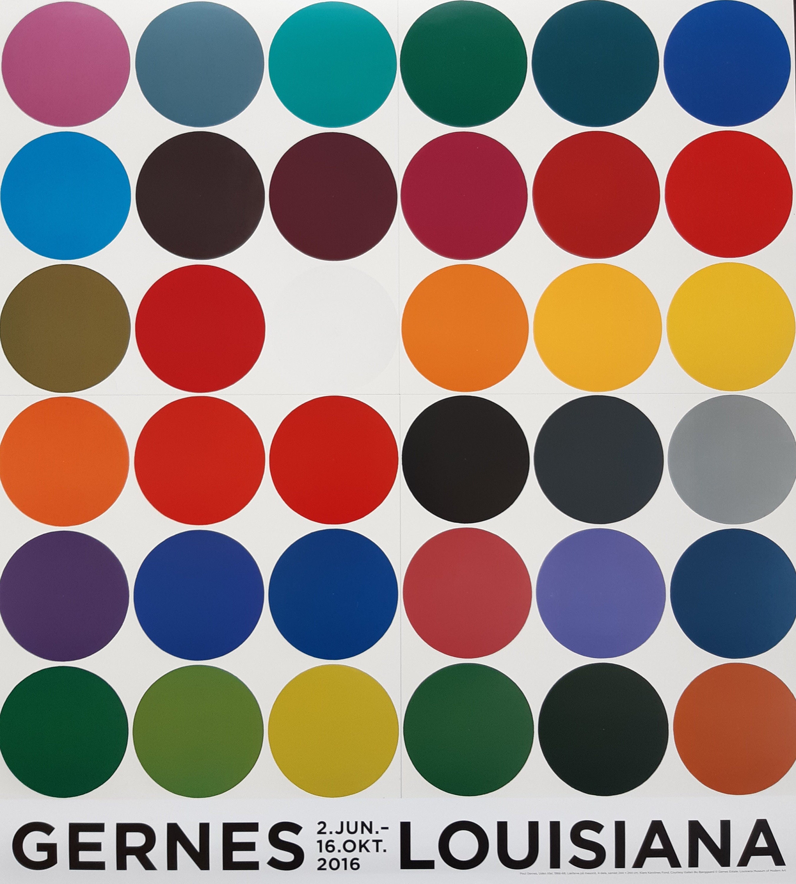 Poul Gernes Kunstausstellungsplakat – 23.6"×26.2" (60×66.5cm)