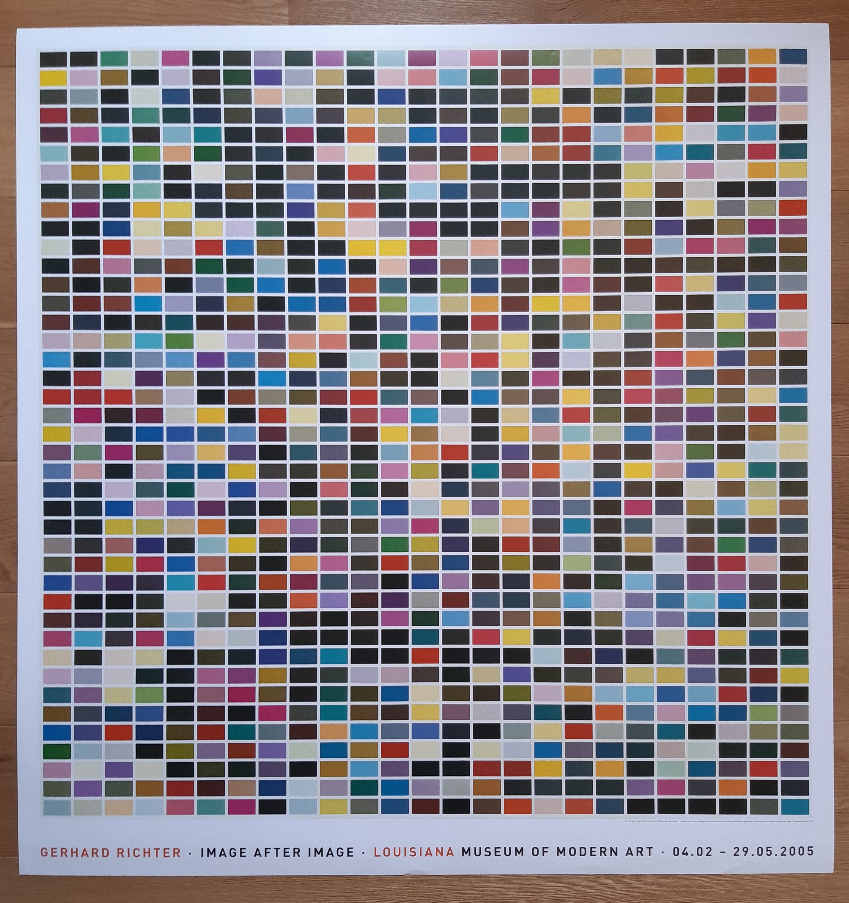 Gerhard Richter Kunstposter – 117 × 122 cm