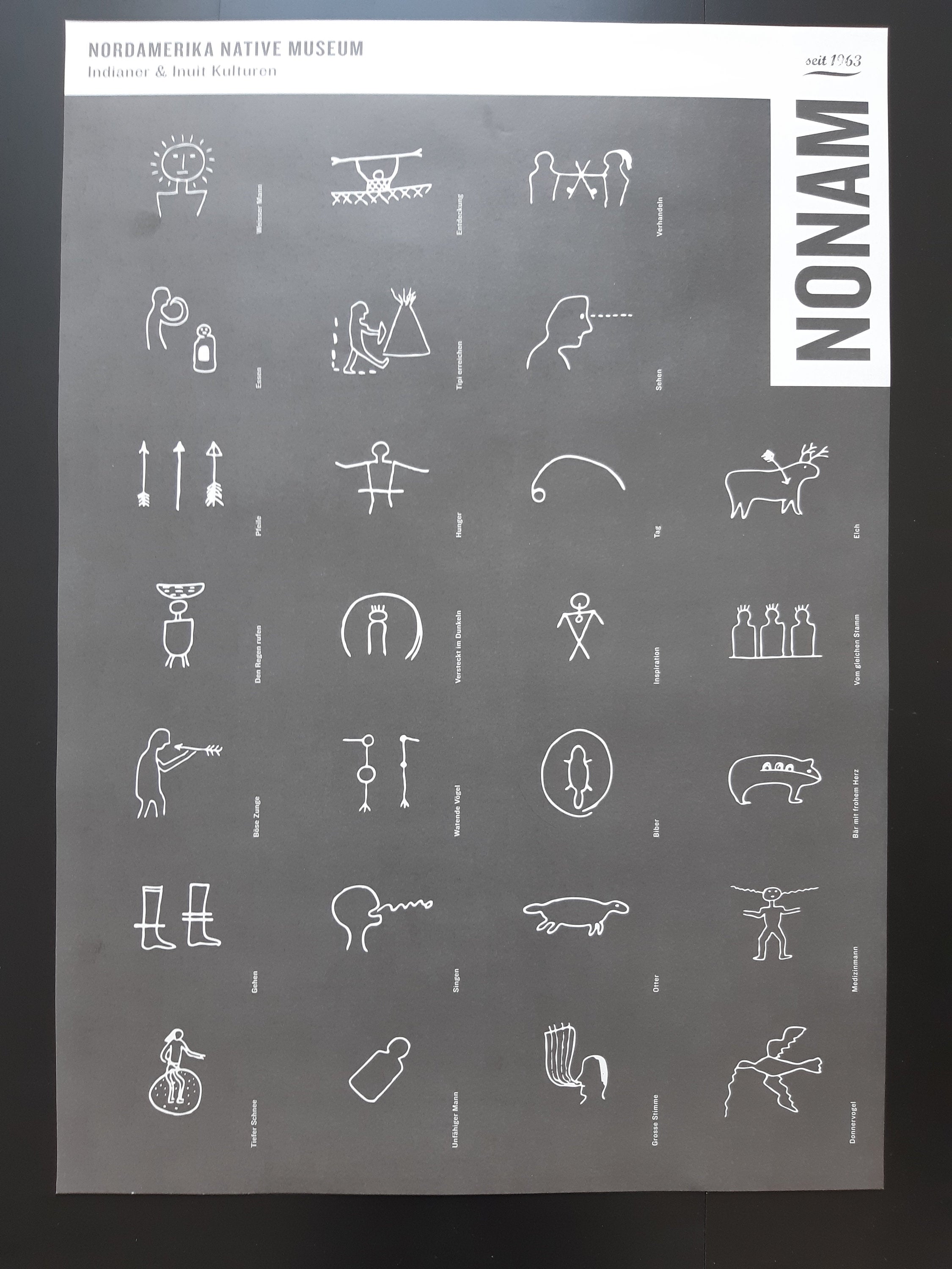 Native American Museum-Plakat – 42×59,5cm