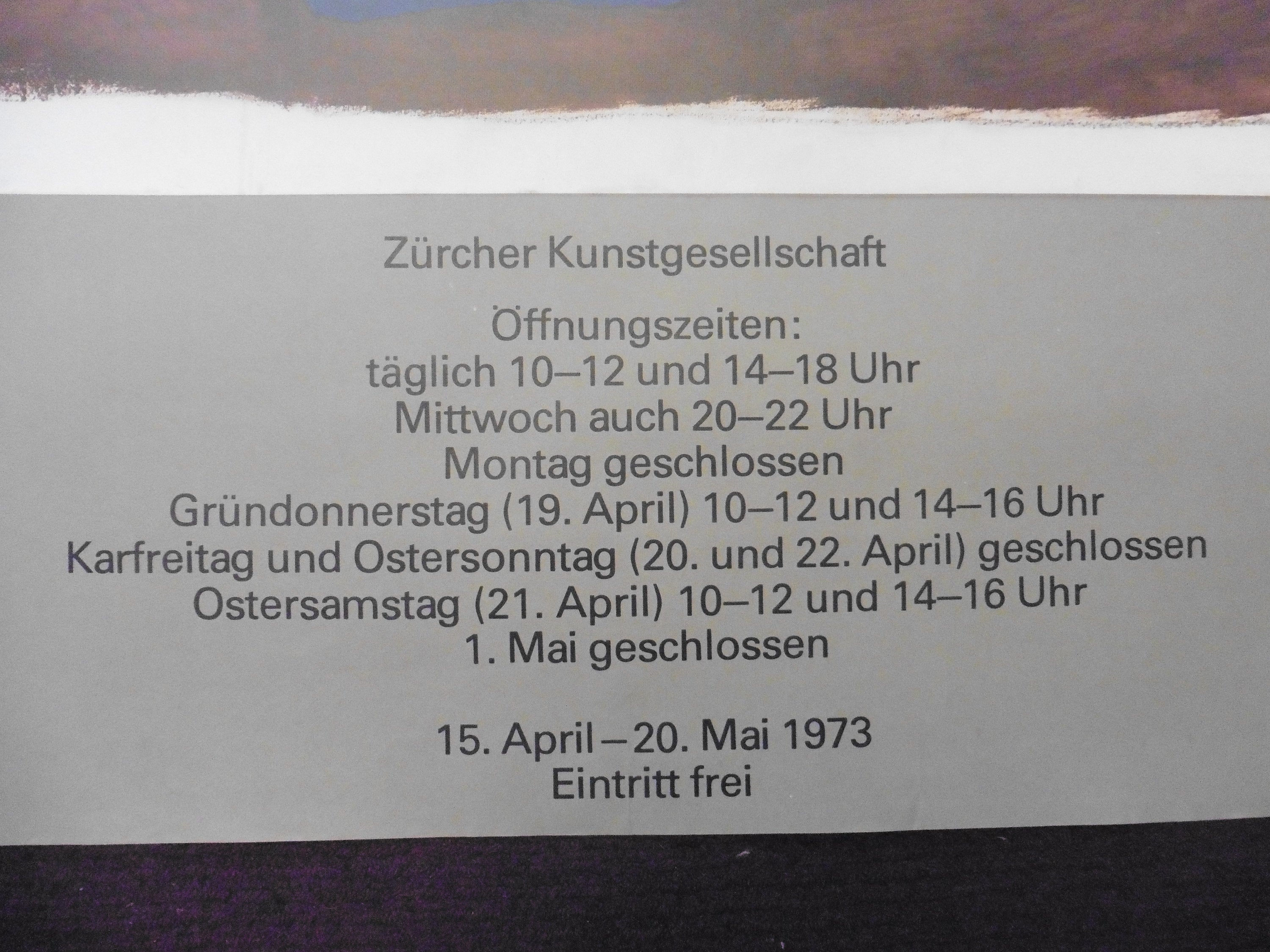 Carlotta Stocker original art poster - 35.4"×50.4" (90×128cm)