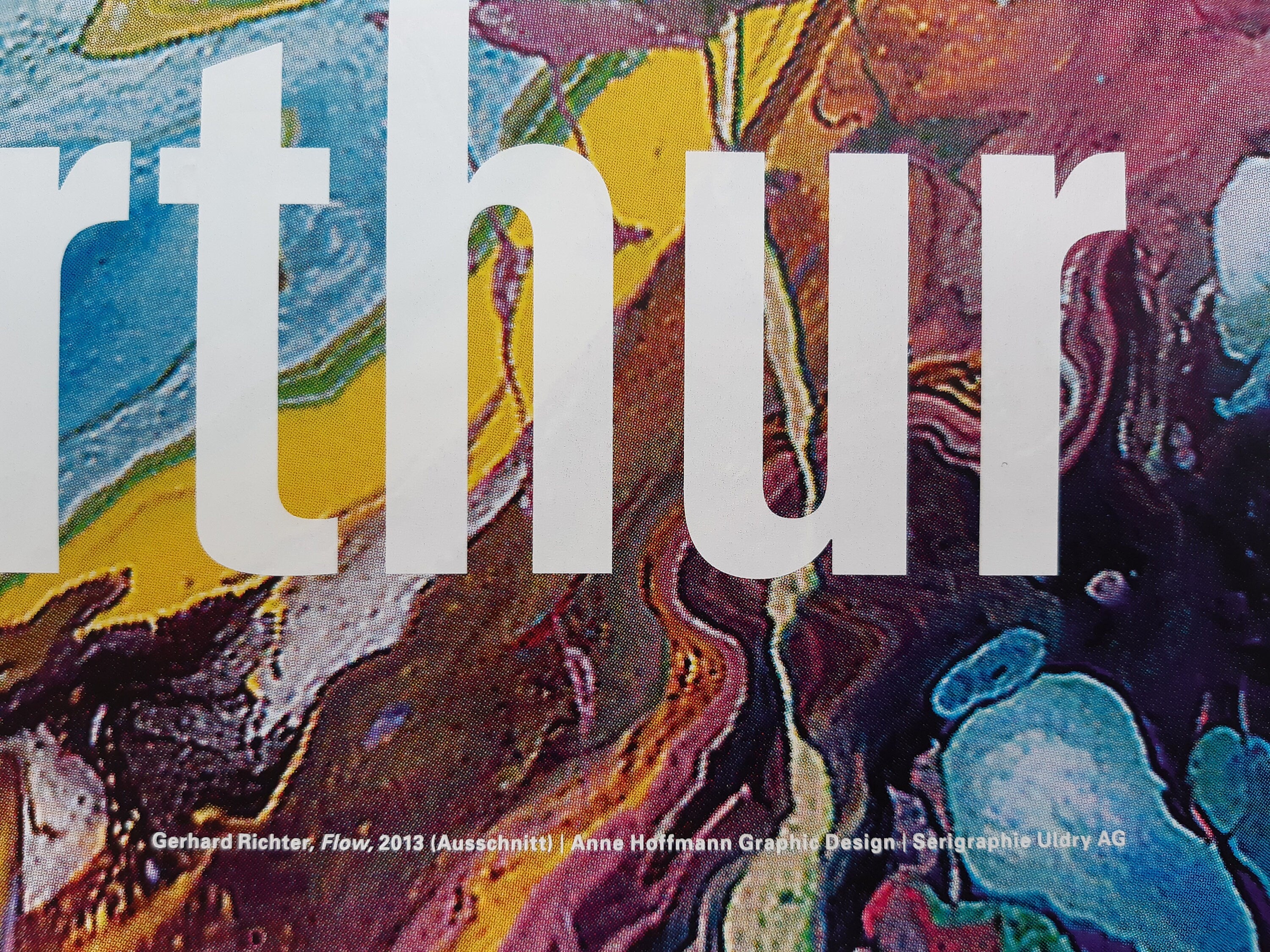 Gerhard Richter Museums-Ausstellungsplakat – 90×128 cm