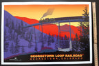 Colorado train travel poster - 13.0"×18.9" (33×48cm)