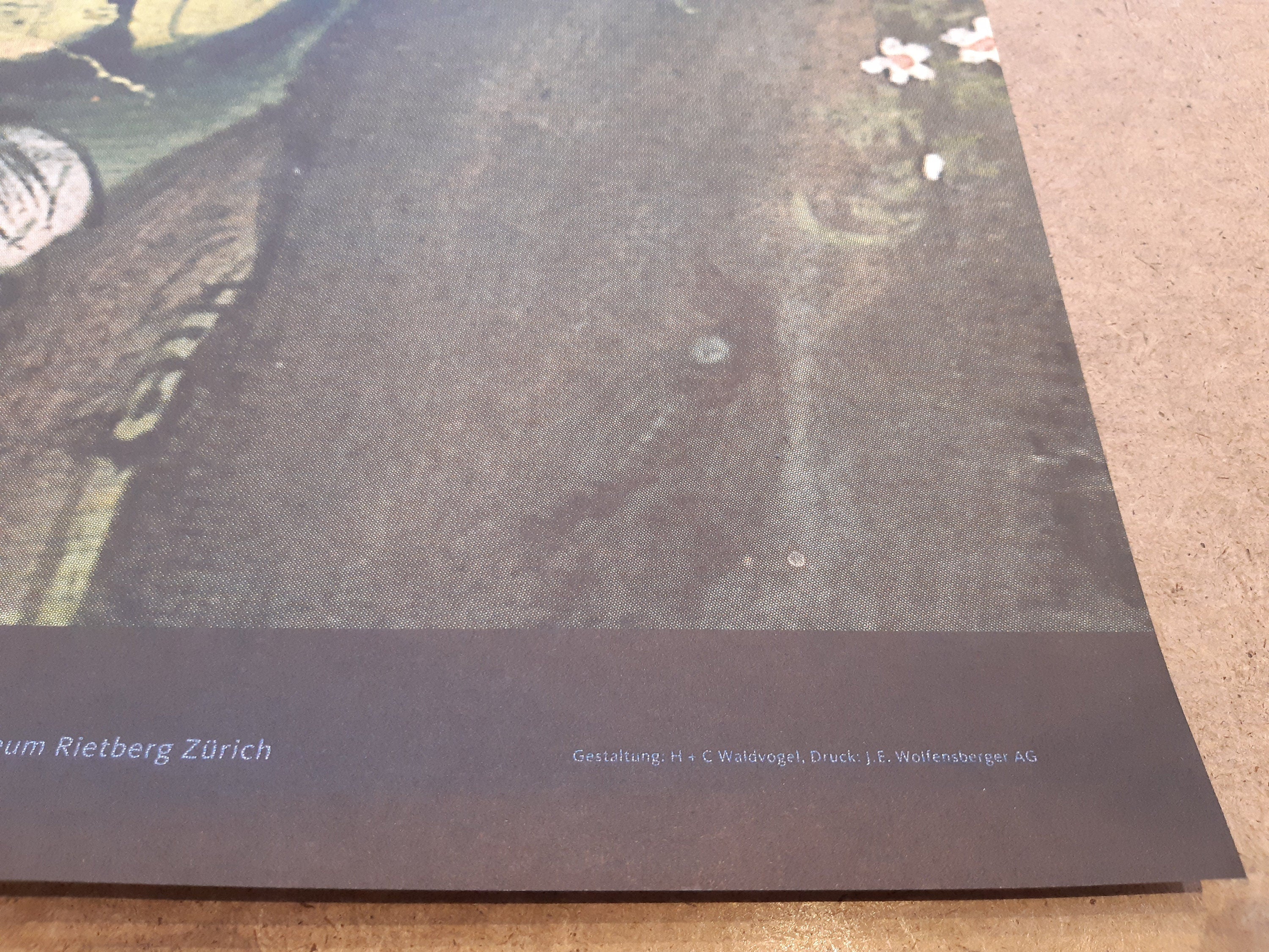 Indian art exhibition poster - 35.4"×50.4" (90×128cm)