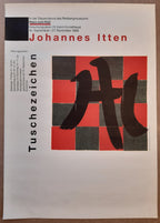 Johannes Itten art exhibition poster - 35.4"×50.4" (90×128cm)